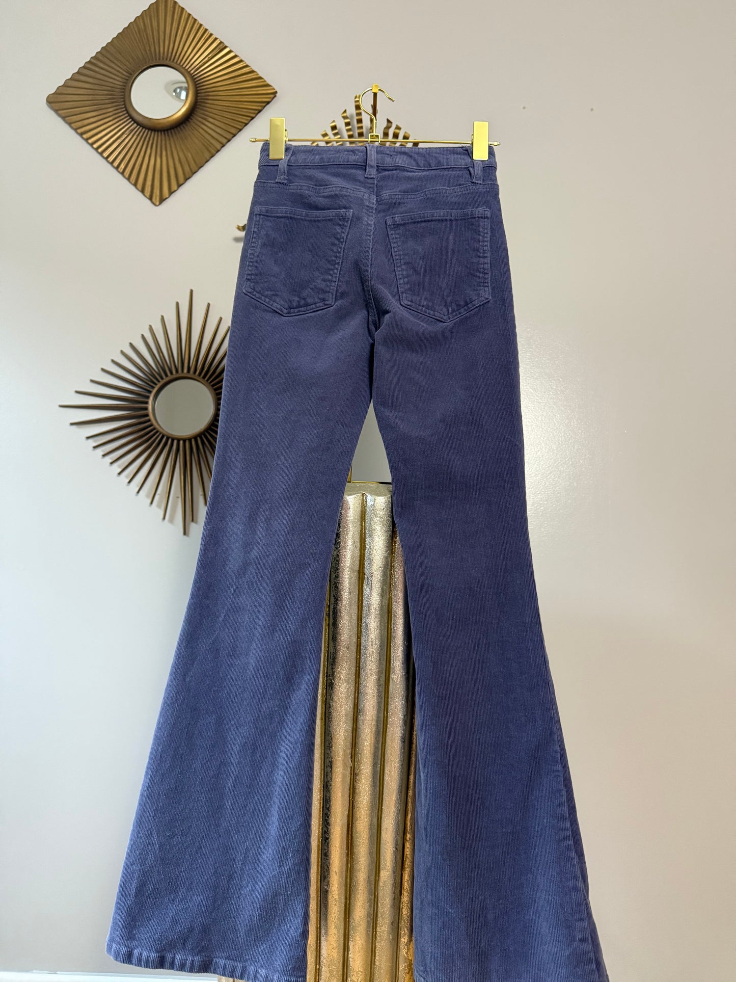 Forever 21 - Blue Corduroy Flare Pants