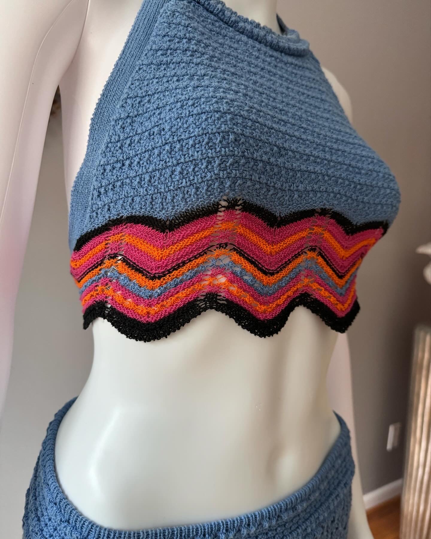 Zara - Conjunto Falda Larga De Ganchillo Edición Especial
