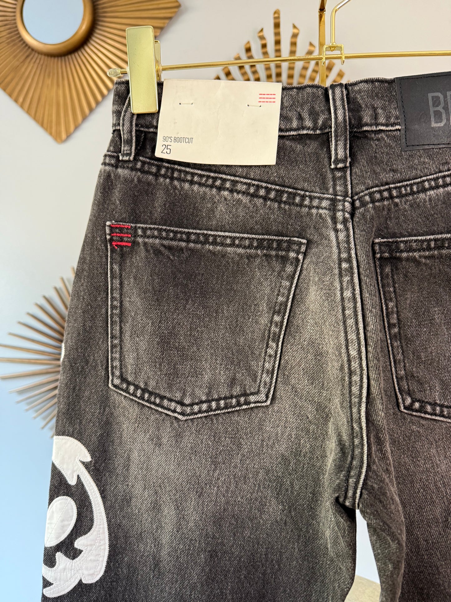 BDG - Black Western Embellished Jeans
