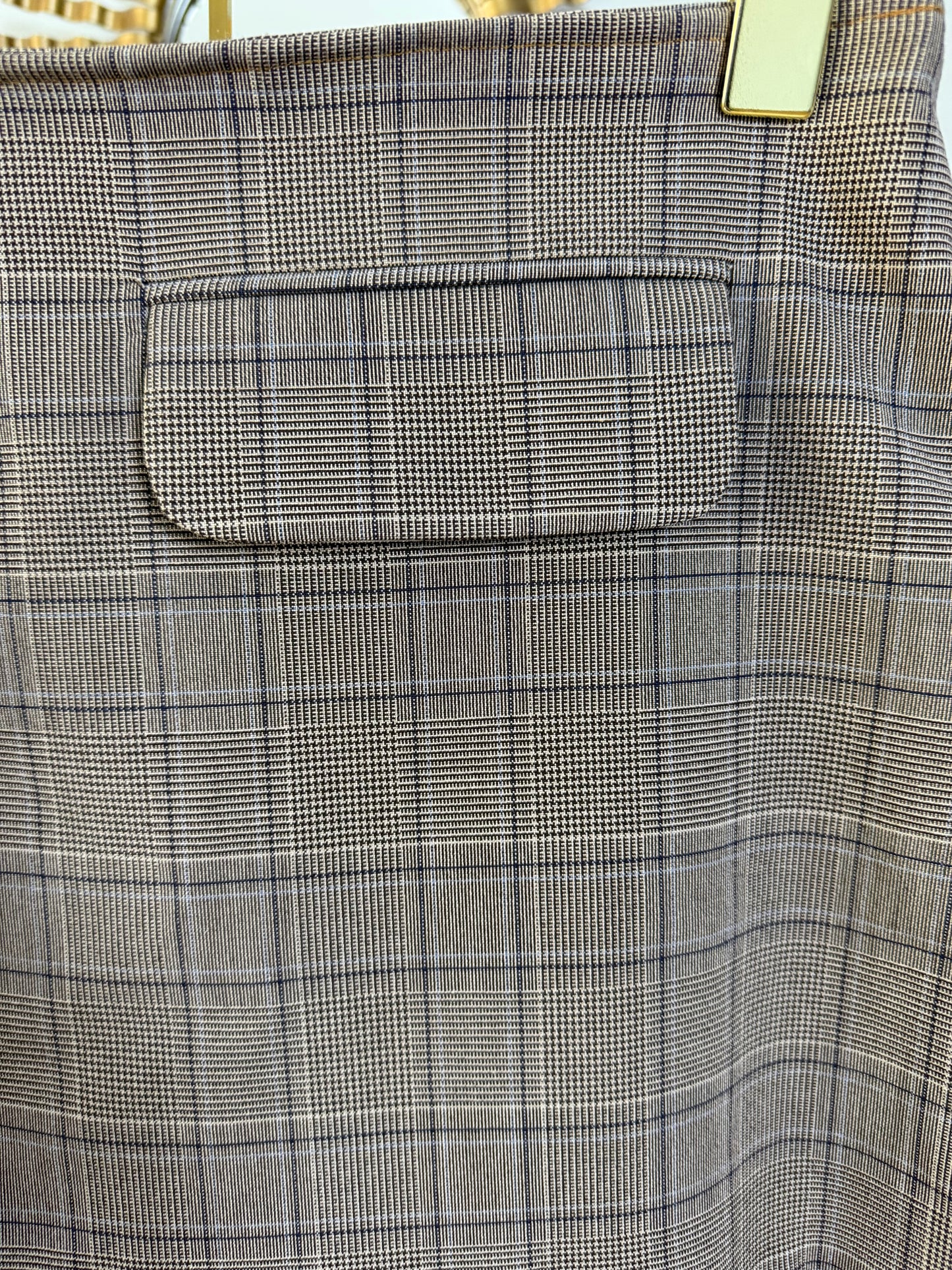 ZARA - Brown Plaid Skirt