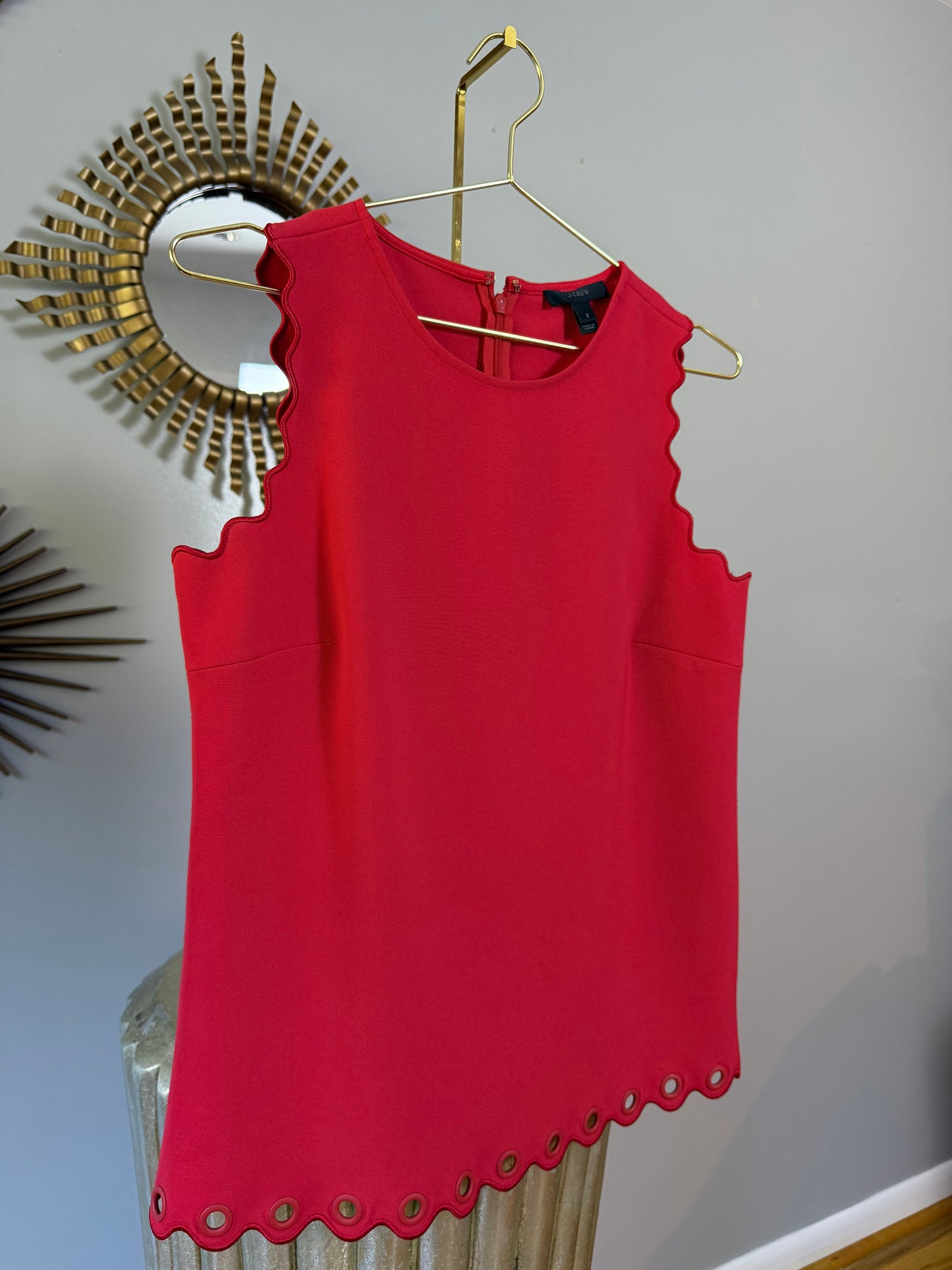 J Crew - Red Sleeveless Top