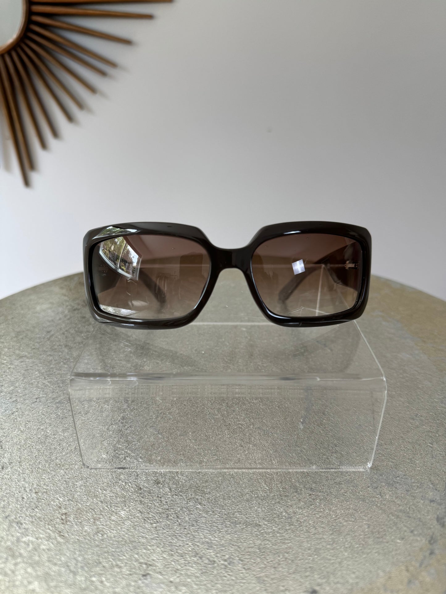 GUCCI - Brown Square Sunglasses