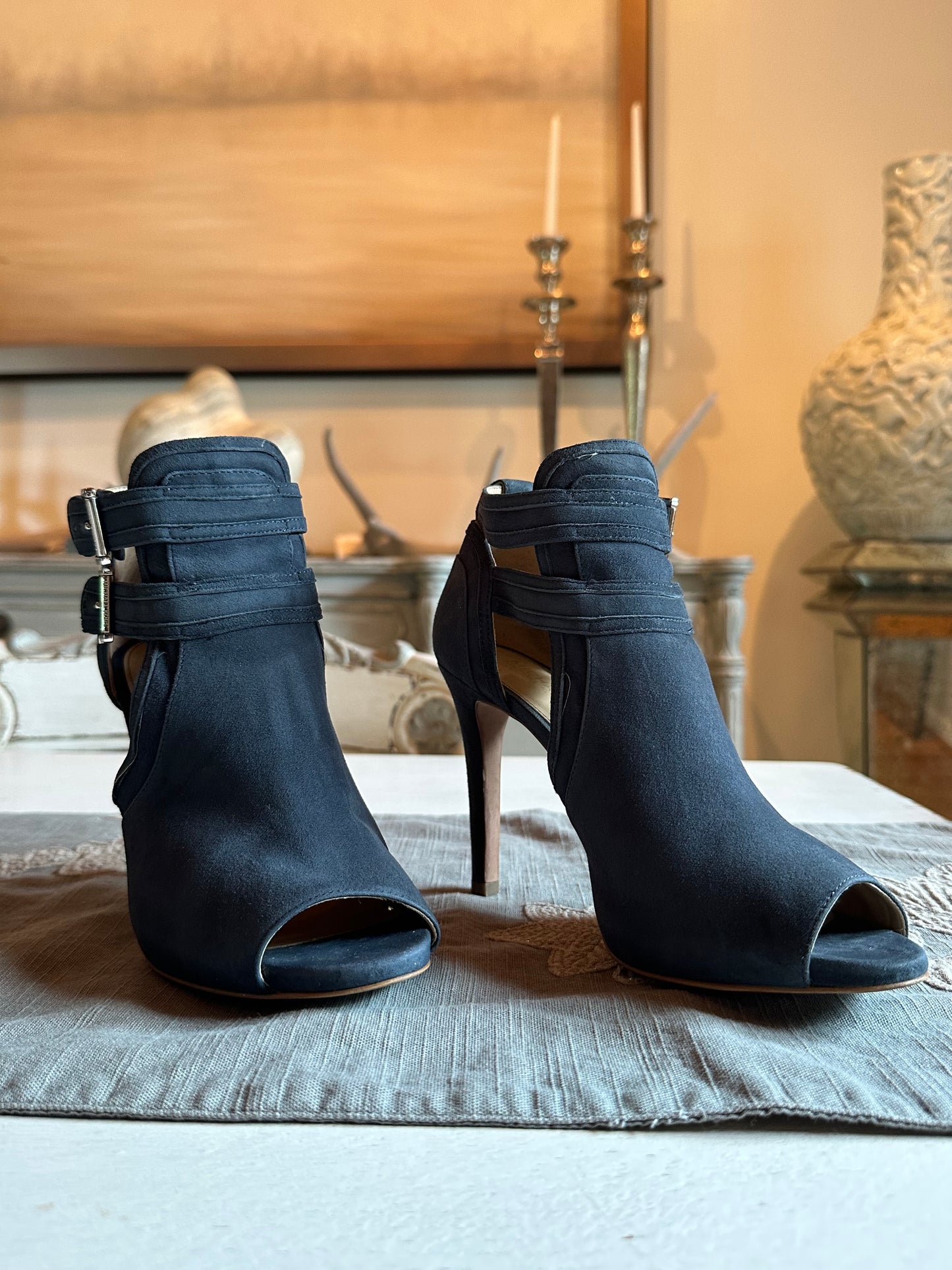 Michael Kors - Blue Blaze Open Toe Bootie