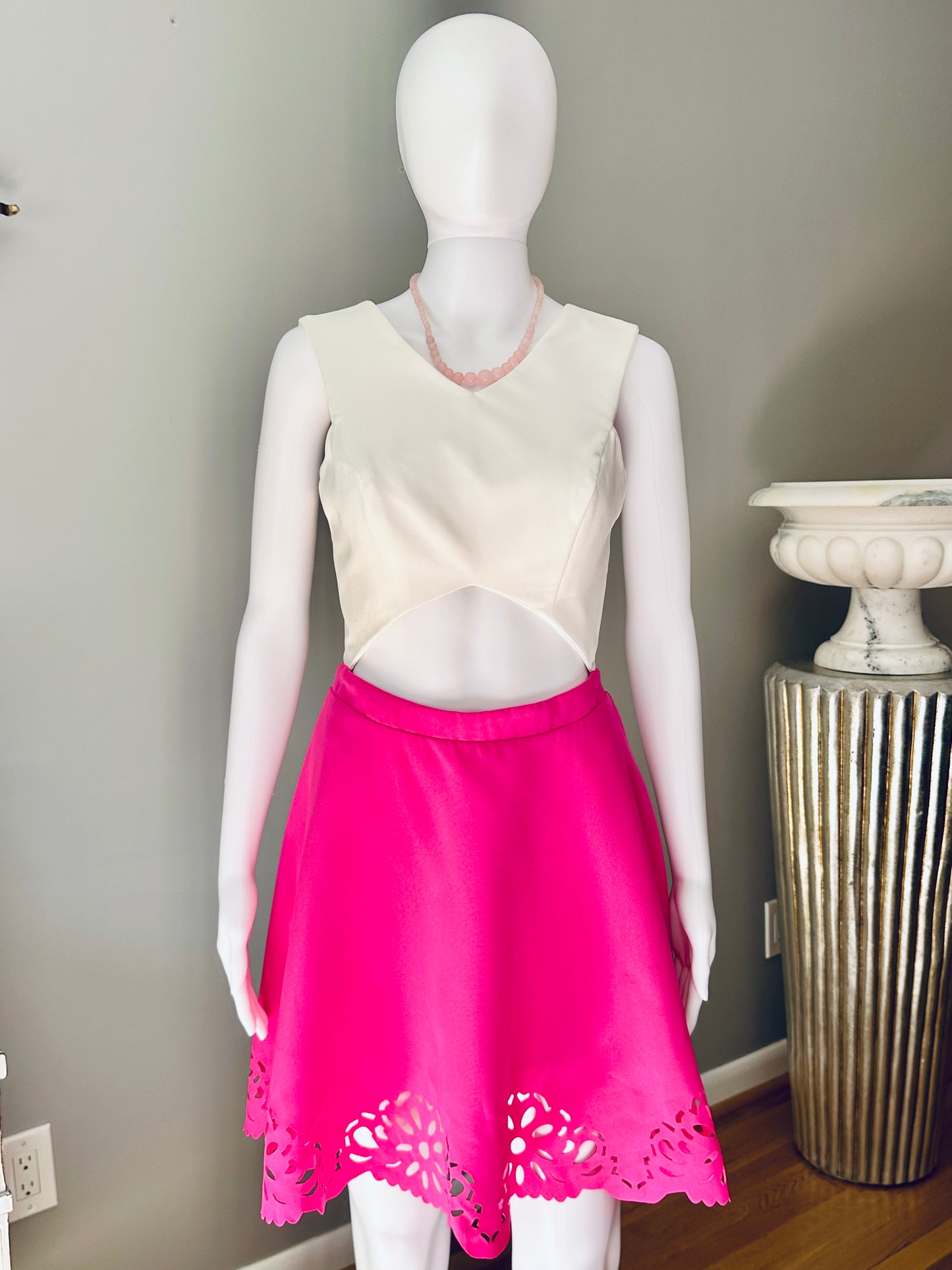 Hommage - Pink Short Cutout Dress