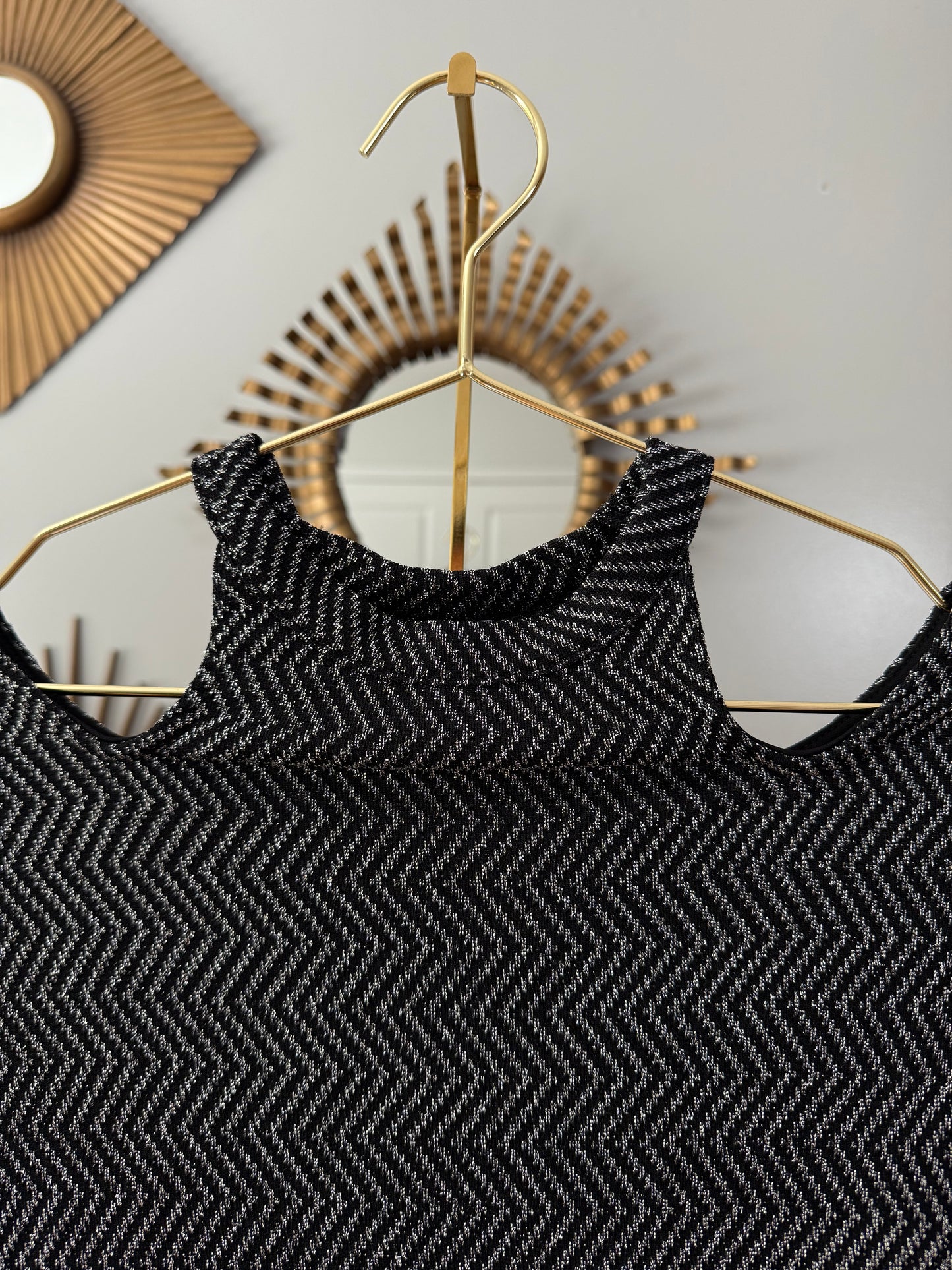 No Boundaries - Black Cold Shoulder Top