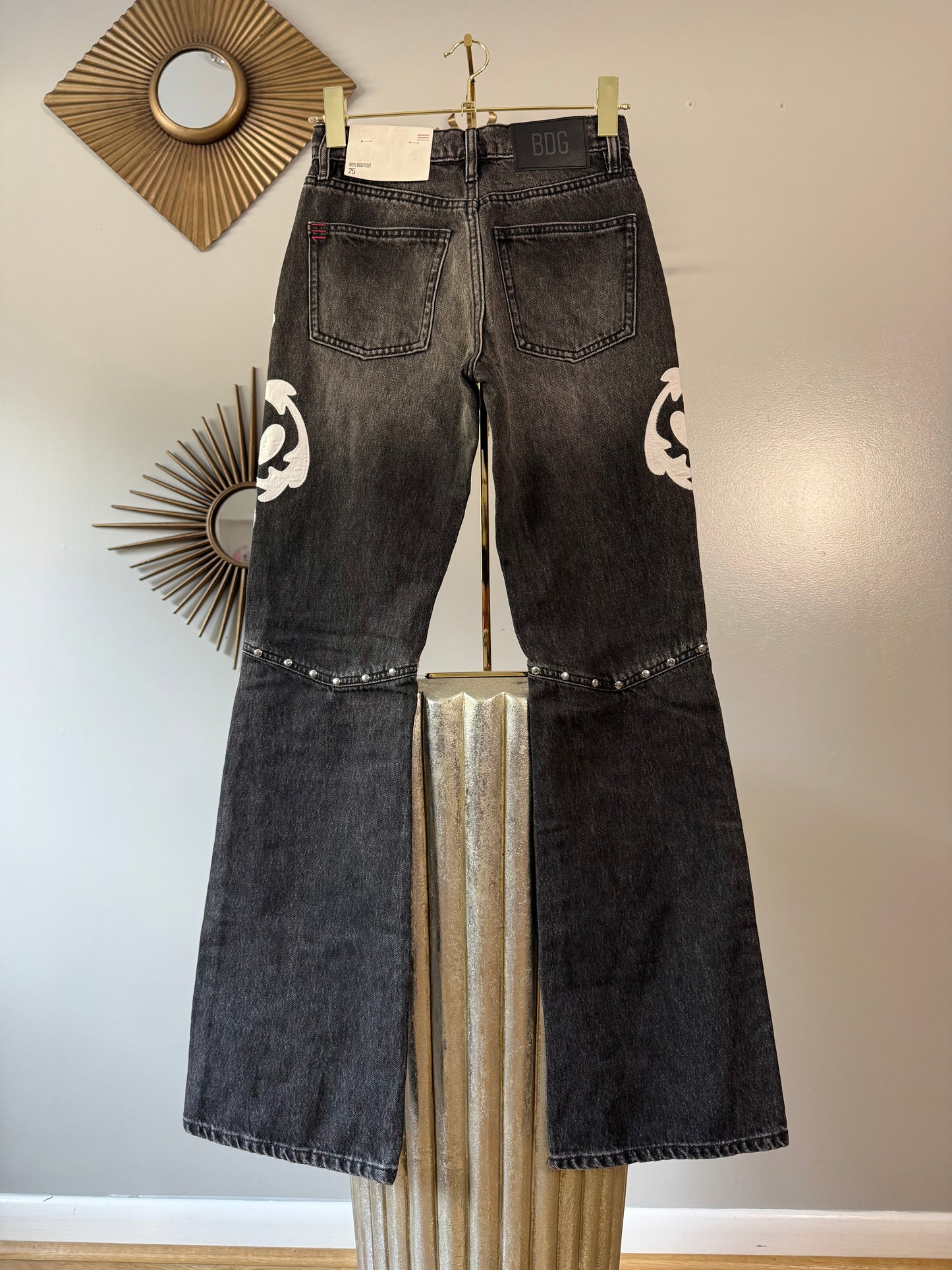 BDG - Black Western Embellished Jeans