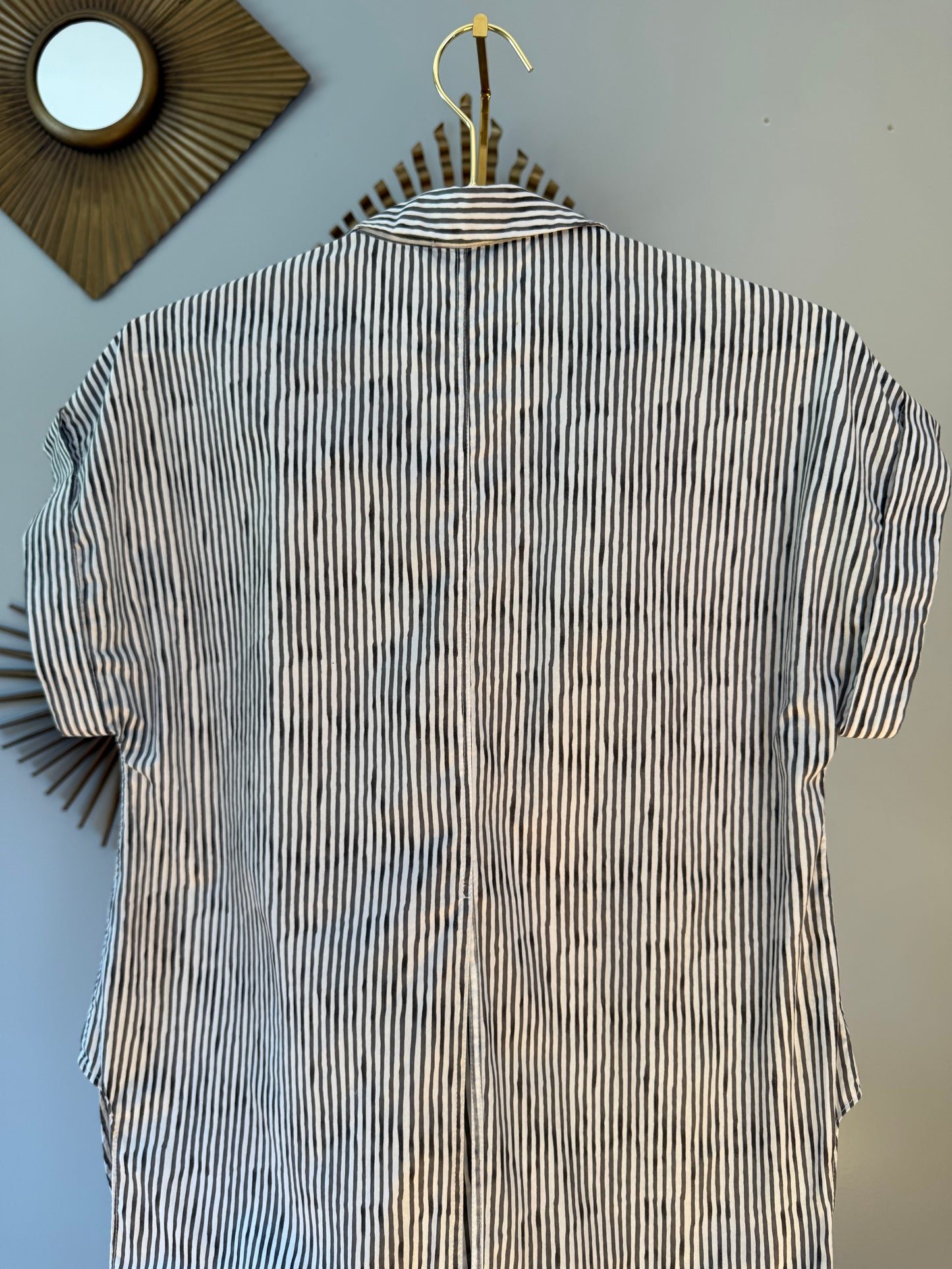 Rag & Bone - Striped Ara Back Tie Shirt