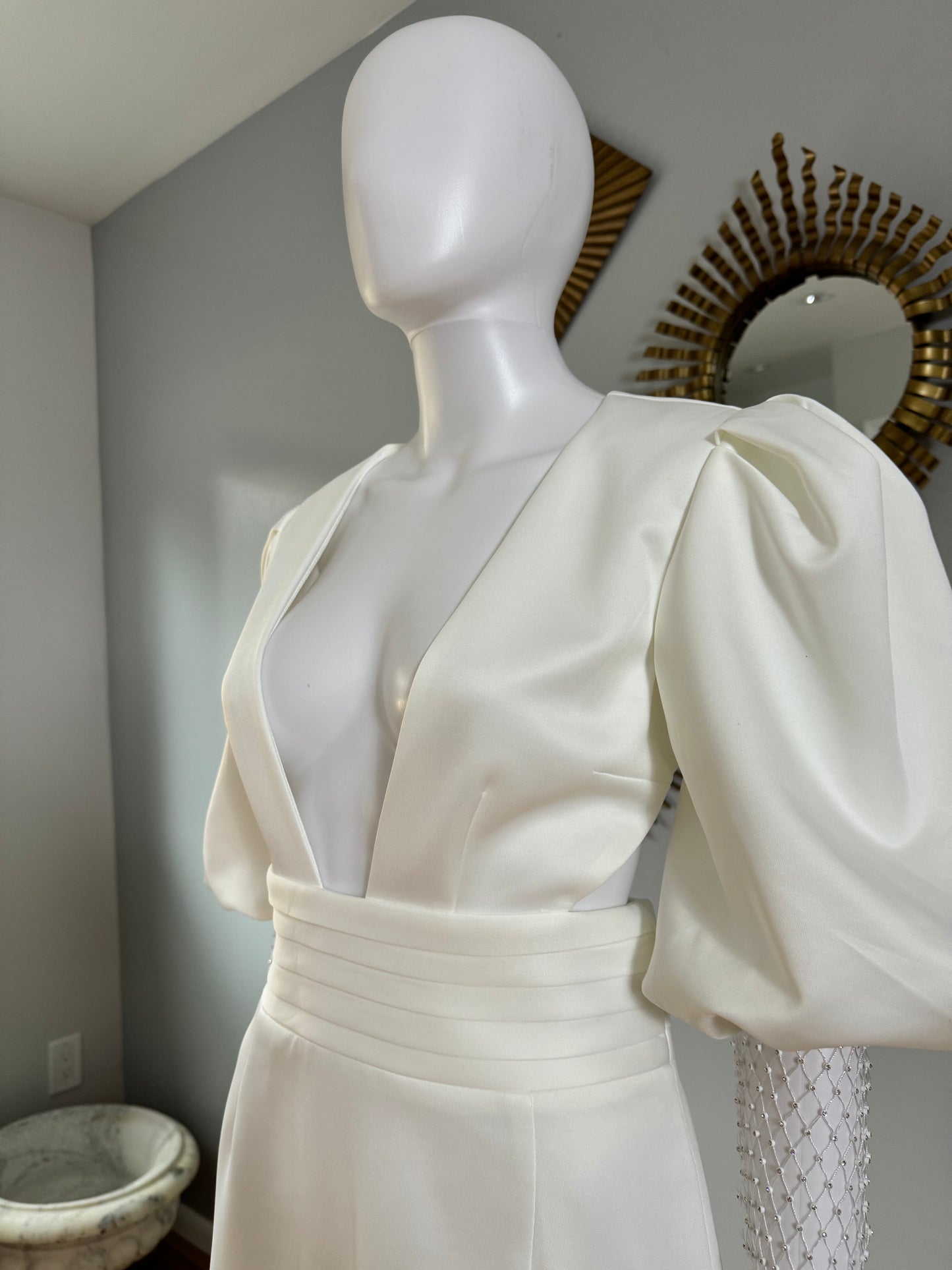 POSH MIA - White Viola Dress