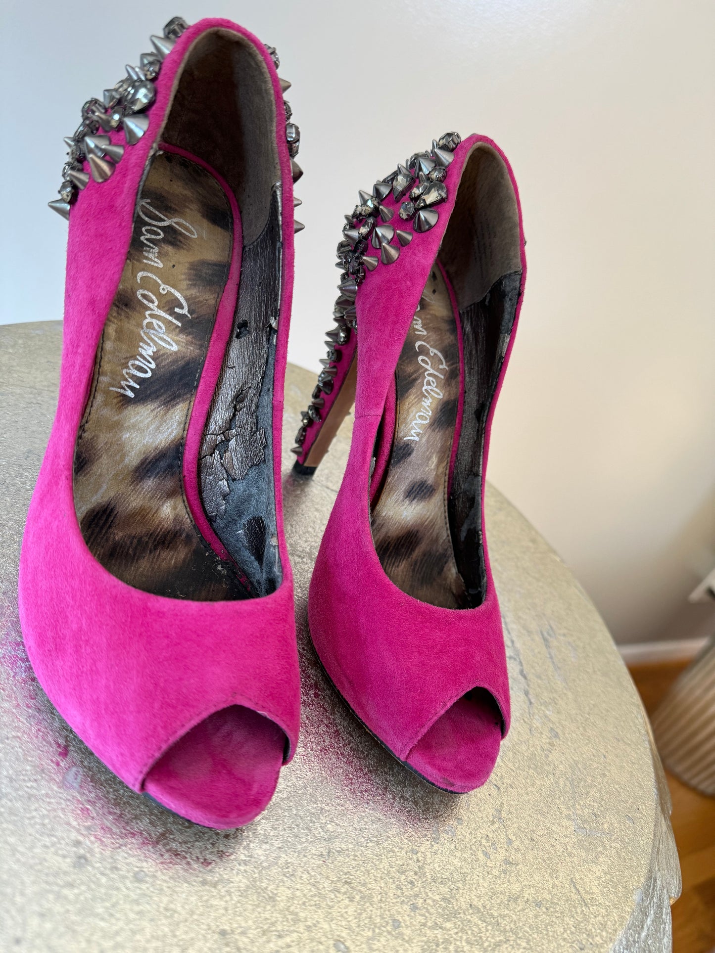 Sam Edelman - Pink Lorissa Studded Heels