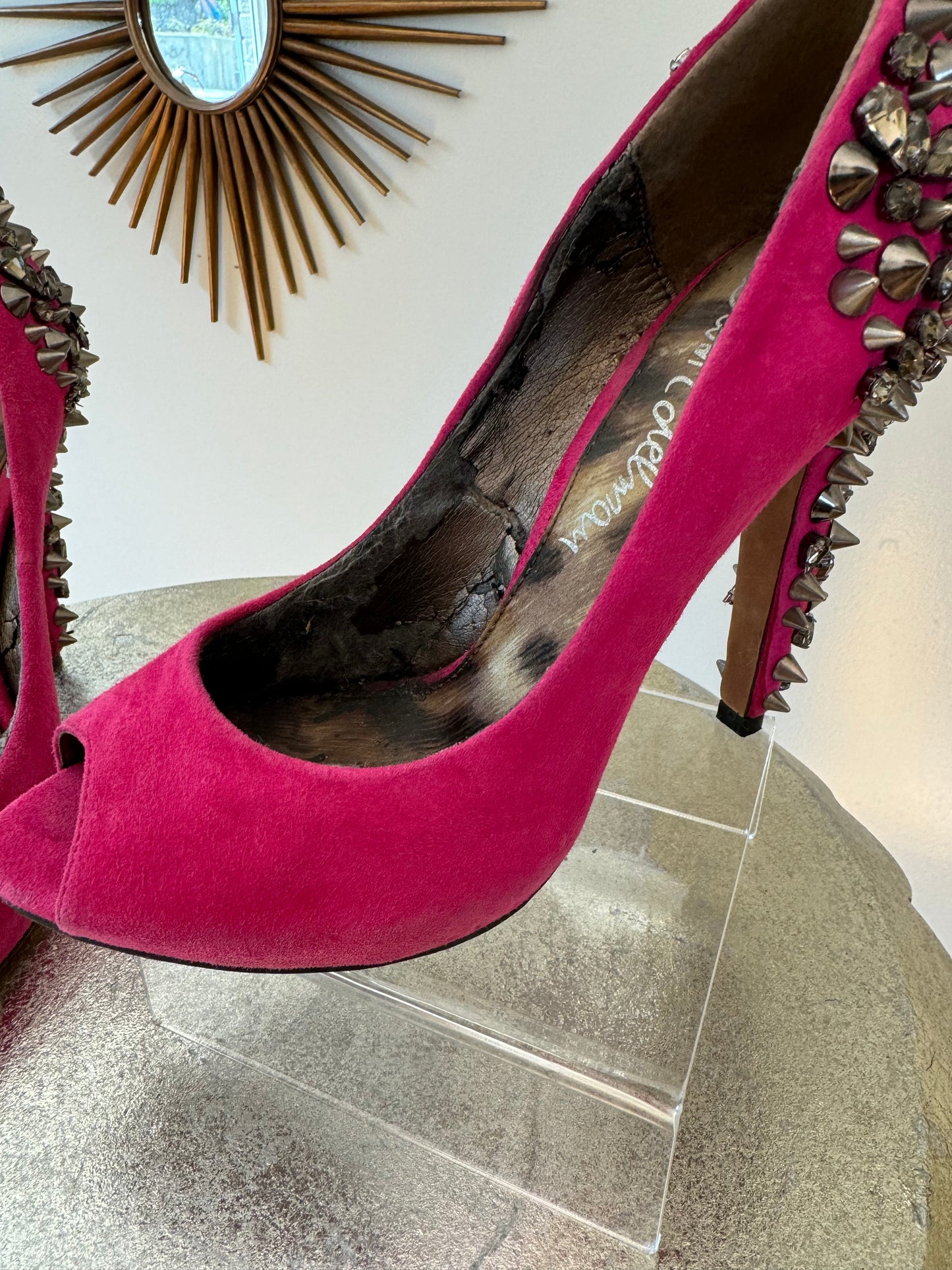 Sam Edelman - Pink Lorissa Studded Heels