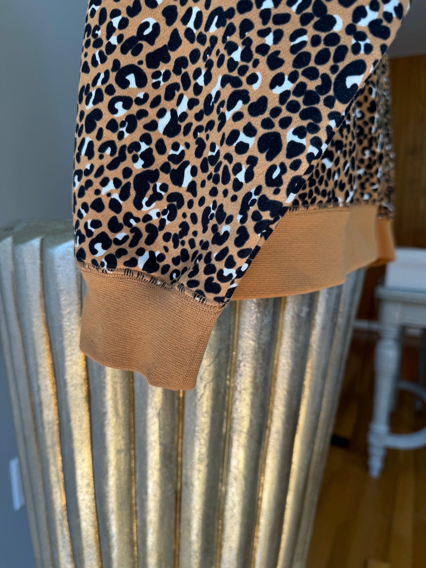 NIKE - Brown Leopard Print Sweatshirt