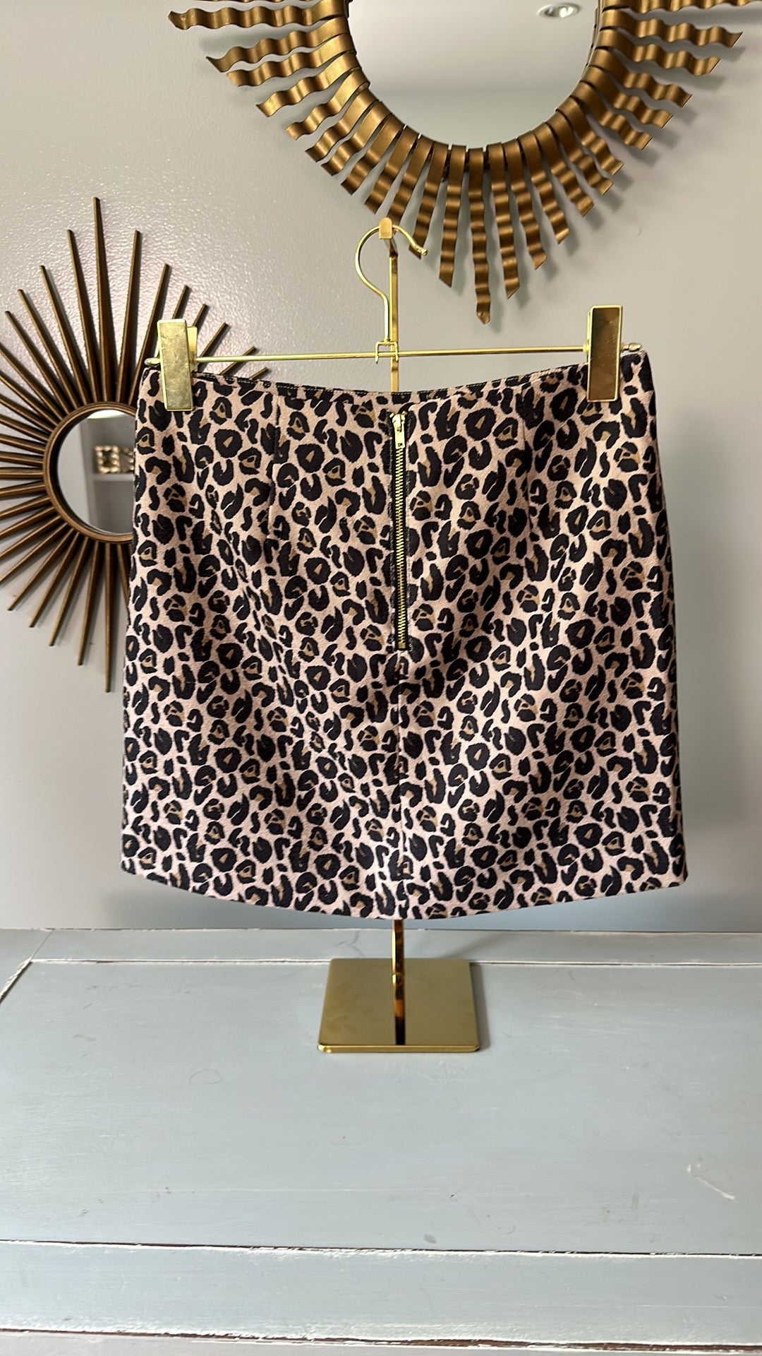 H&M Divided- Cheetah Print Mini Skirt