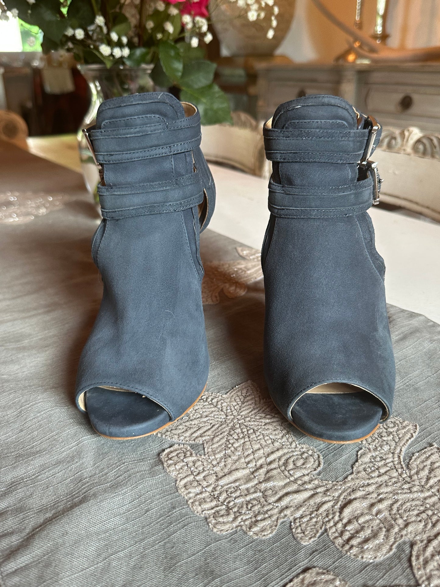 Michael Kors - Blue Blaze Open Toe Bootie