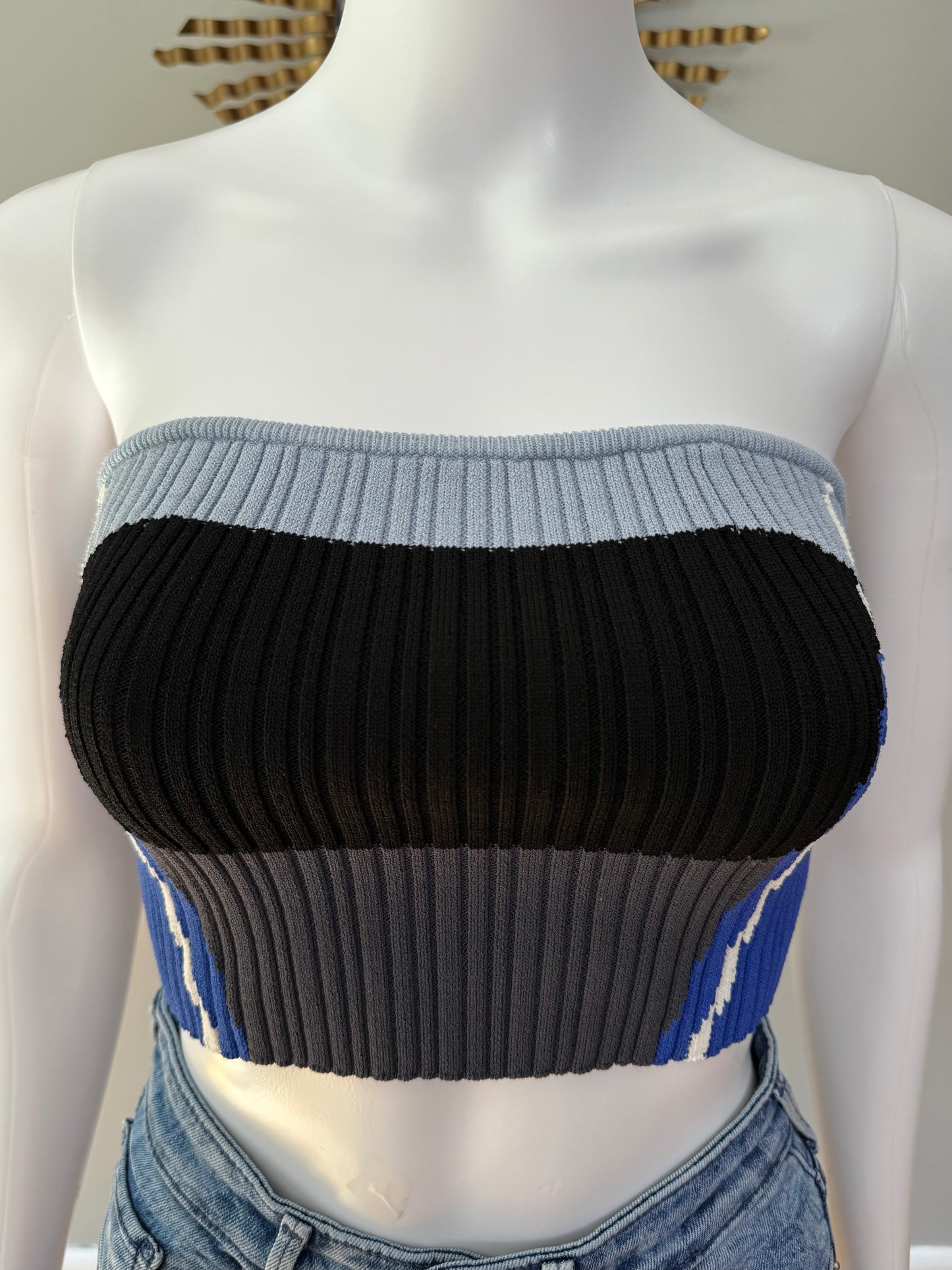 Magnlens - Multicolor Strapless Tube Top
