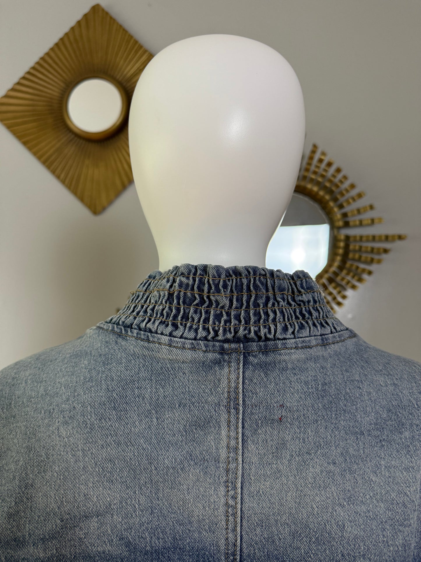 Guess - Blue Bomber Denim Jacket