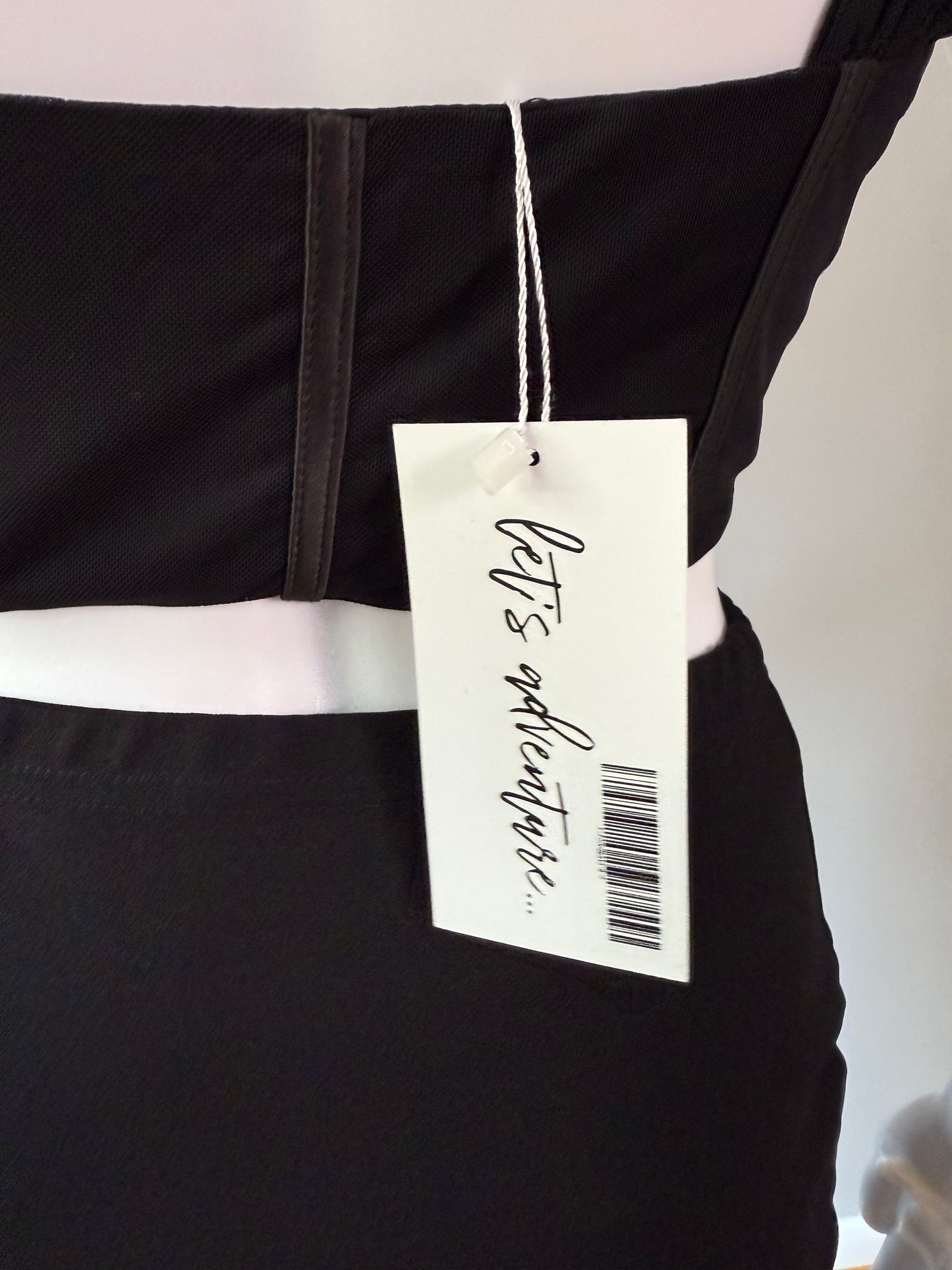 12th Tribe - Black Corset Top