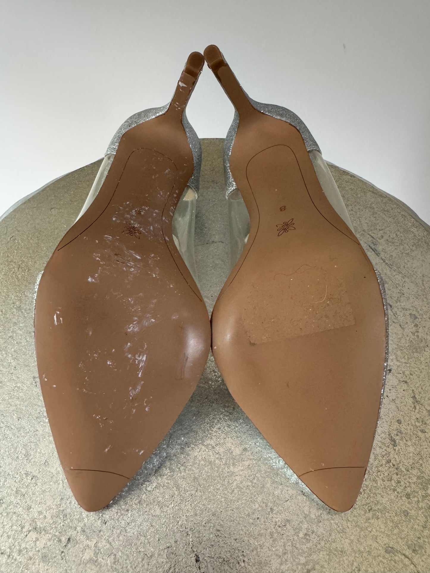 BCBGENERATION- Silver Glitter Lania Pumps