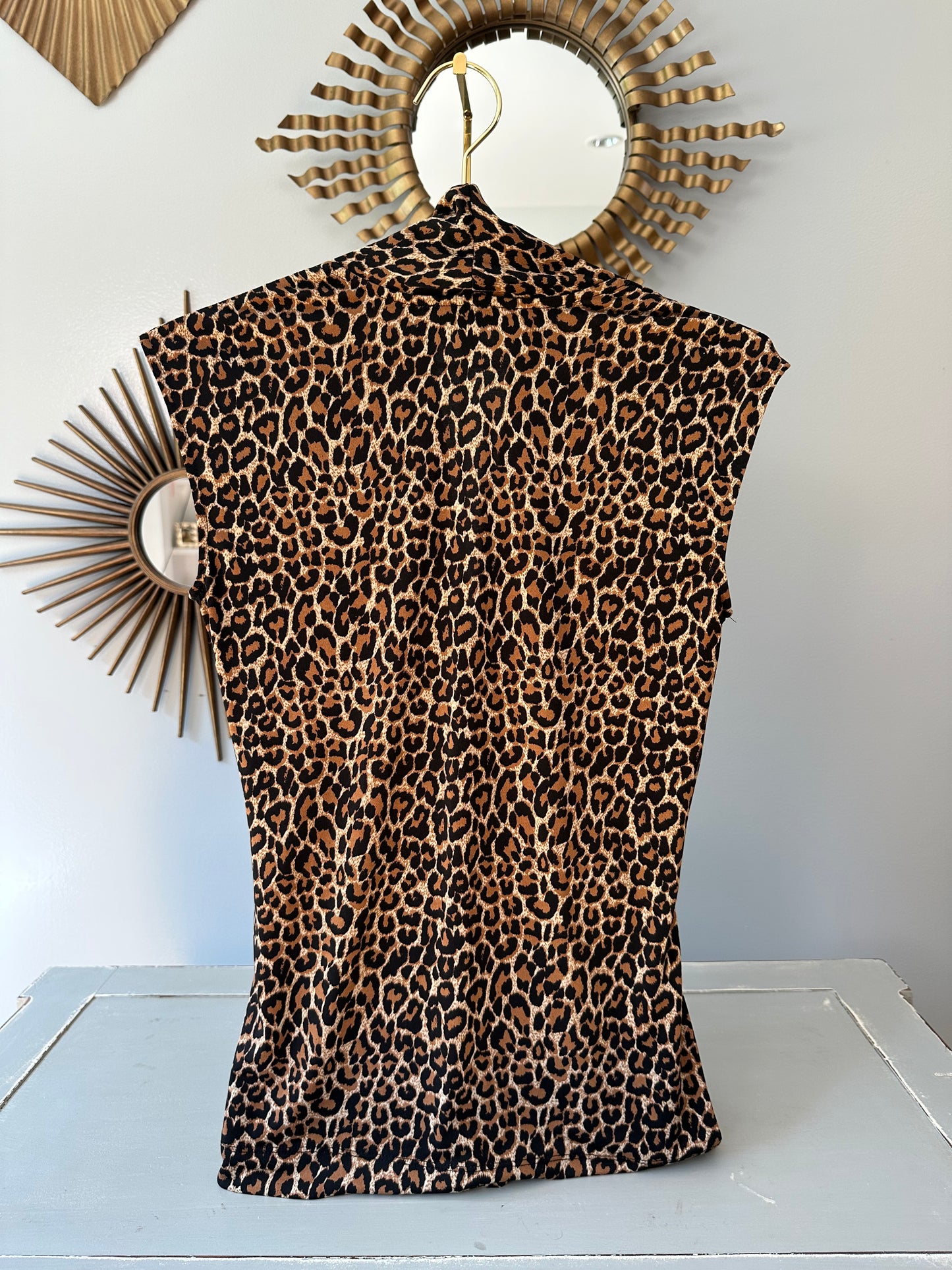 Chaus - Cheetah Print Top