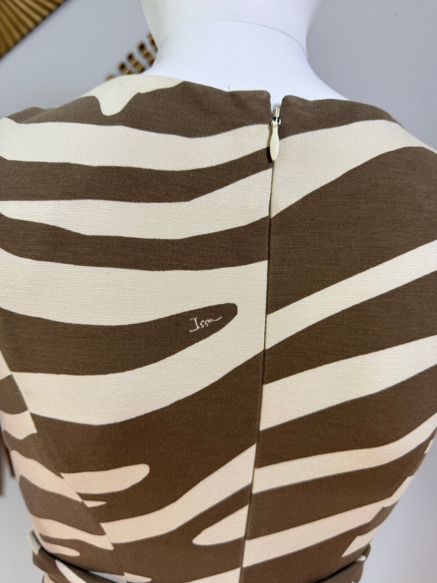 Banana Republic- Brown Zebra Print Dress