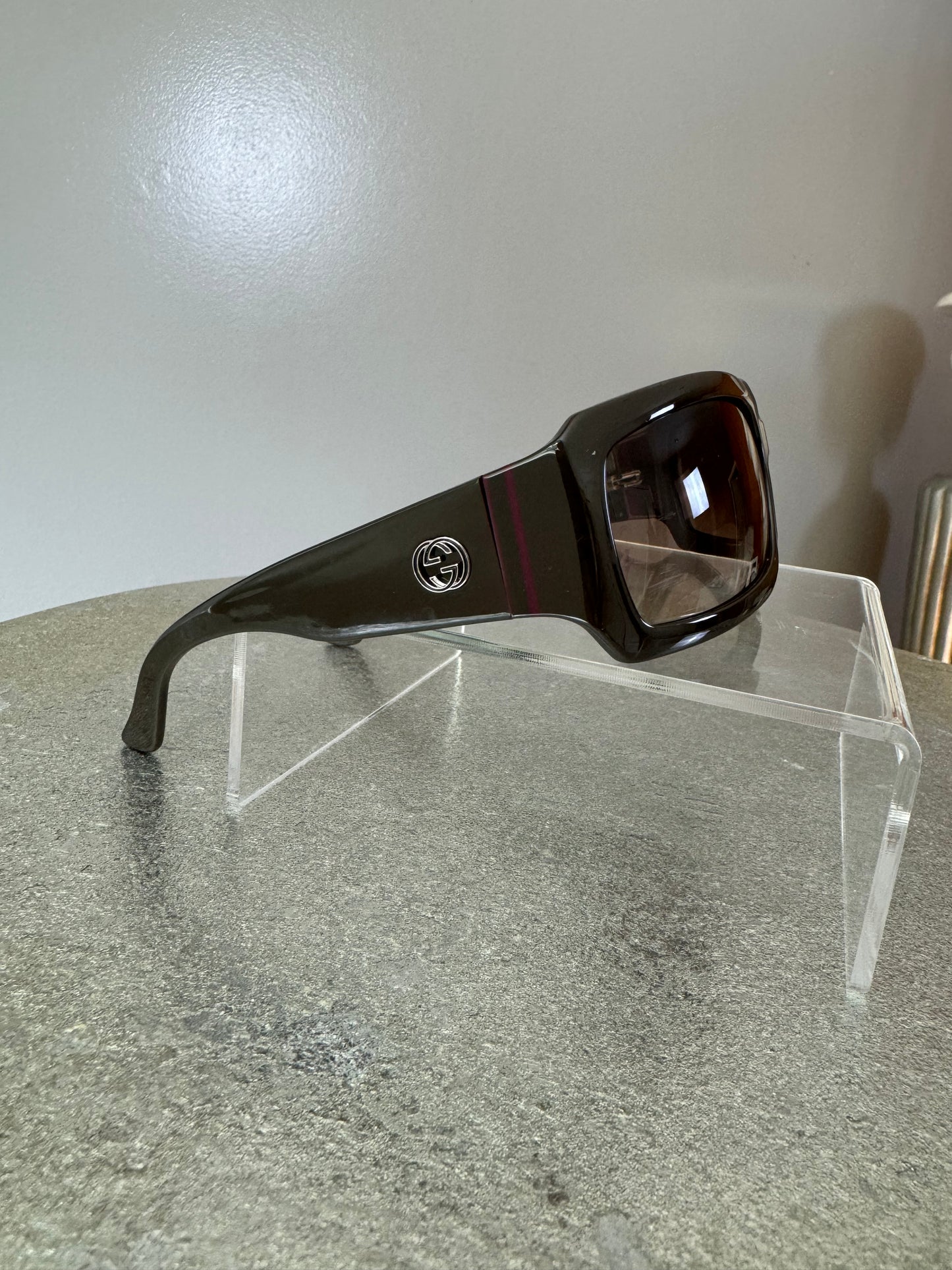 GUCCI - Brown Square Sunglasses
