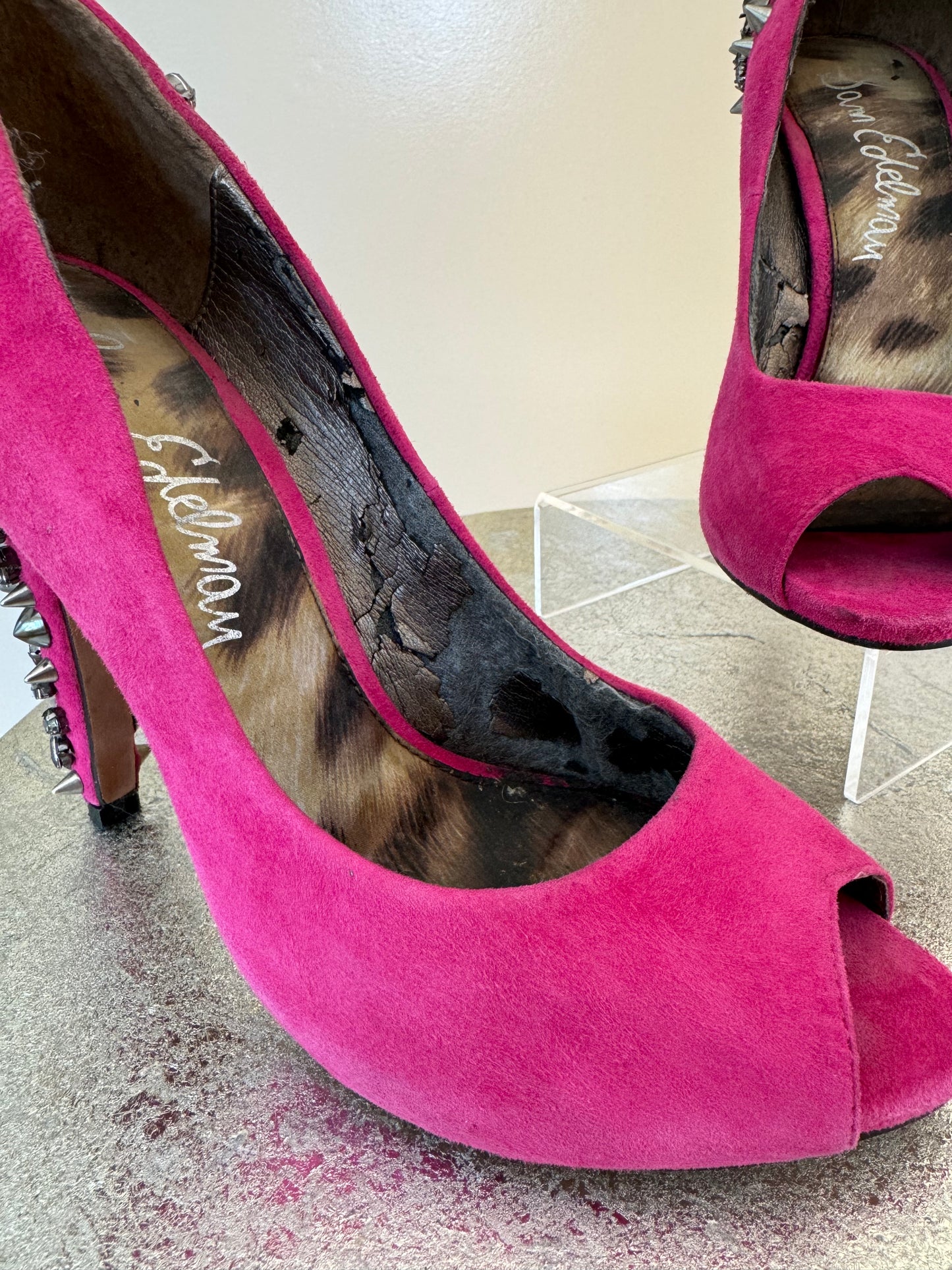Sam Edelman - Pink Lorissa Studded Heels