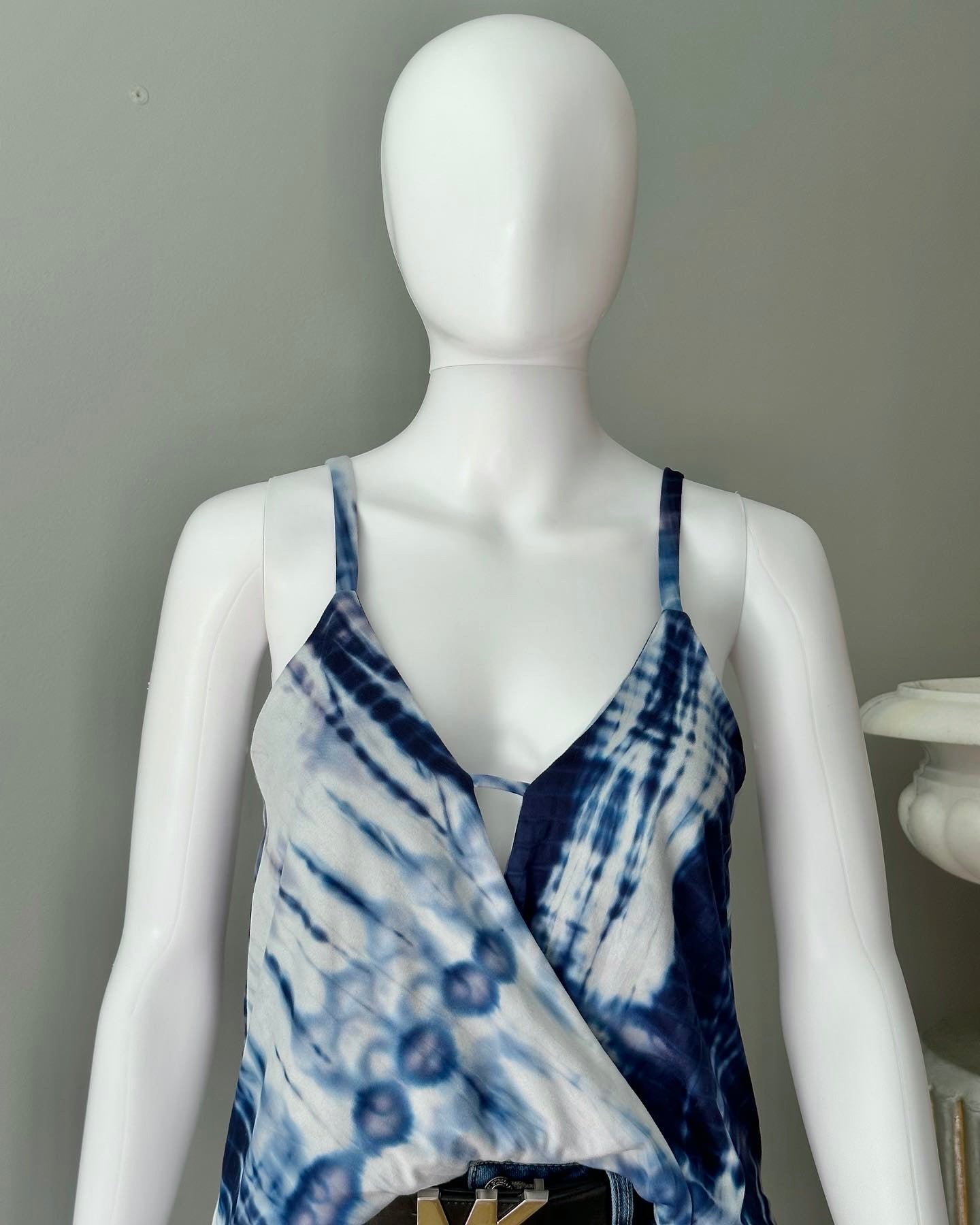 Lulu’s - Blue Tie-Dye Top