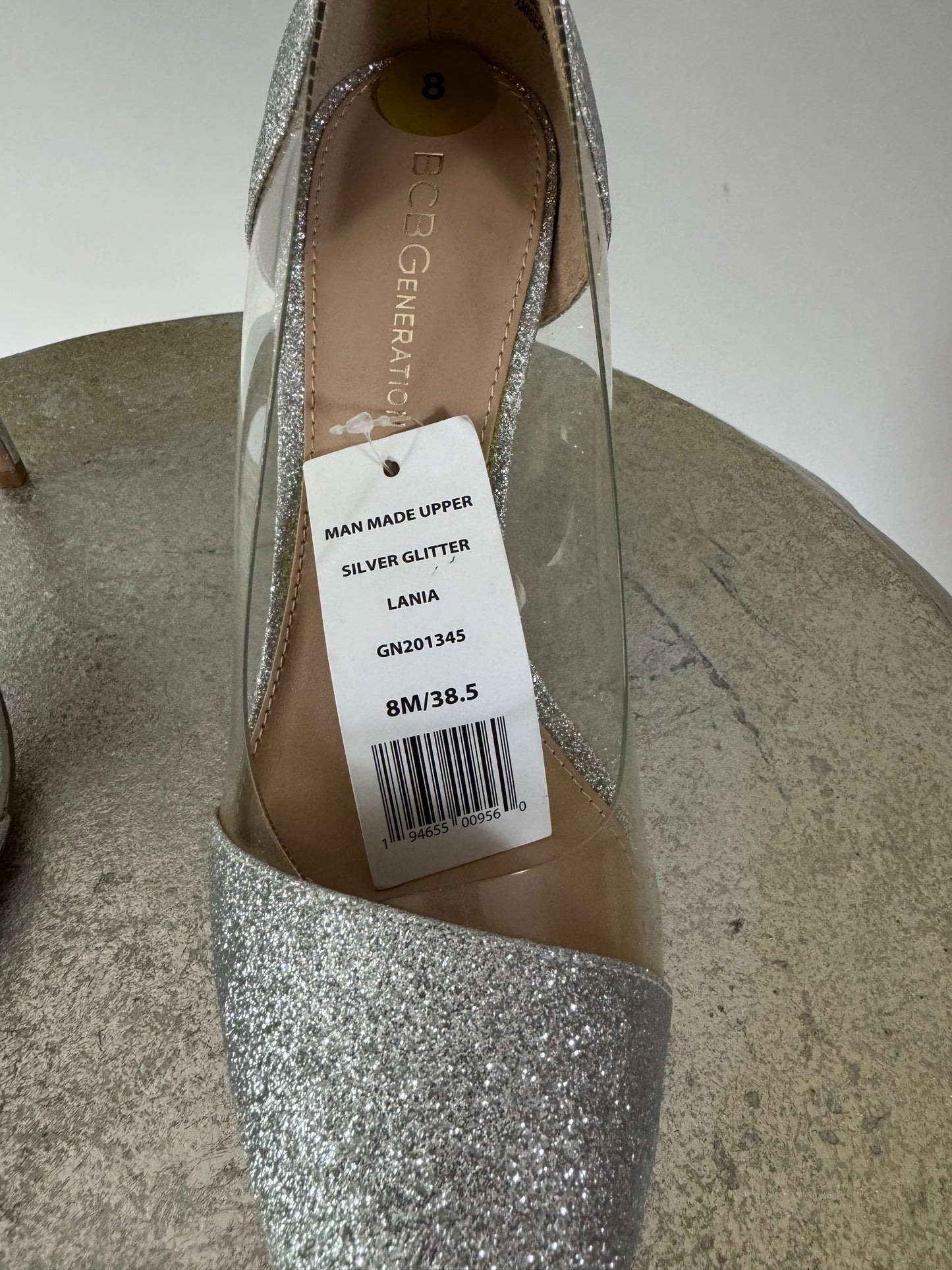 BCBGENERATION- Silver Glitter Lania Pumps