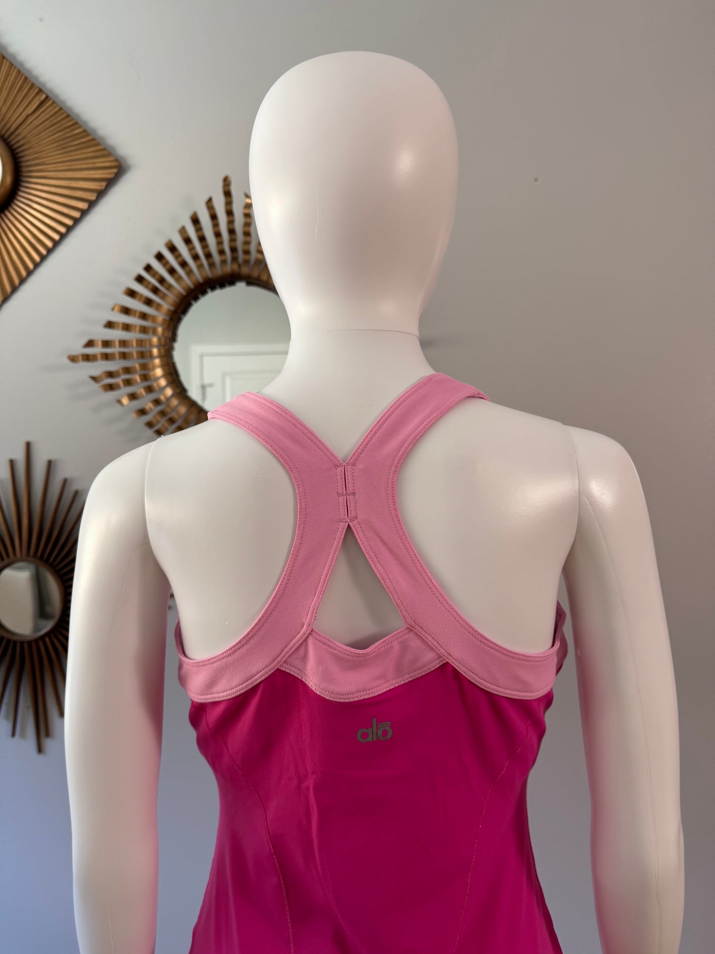 Alo Sport - Vestido de tenis rosa