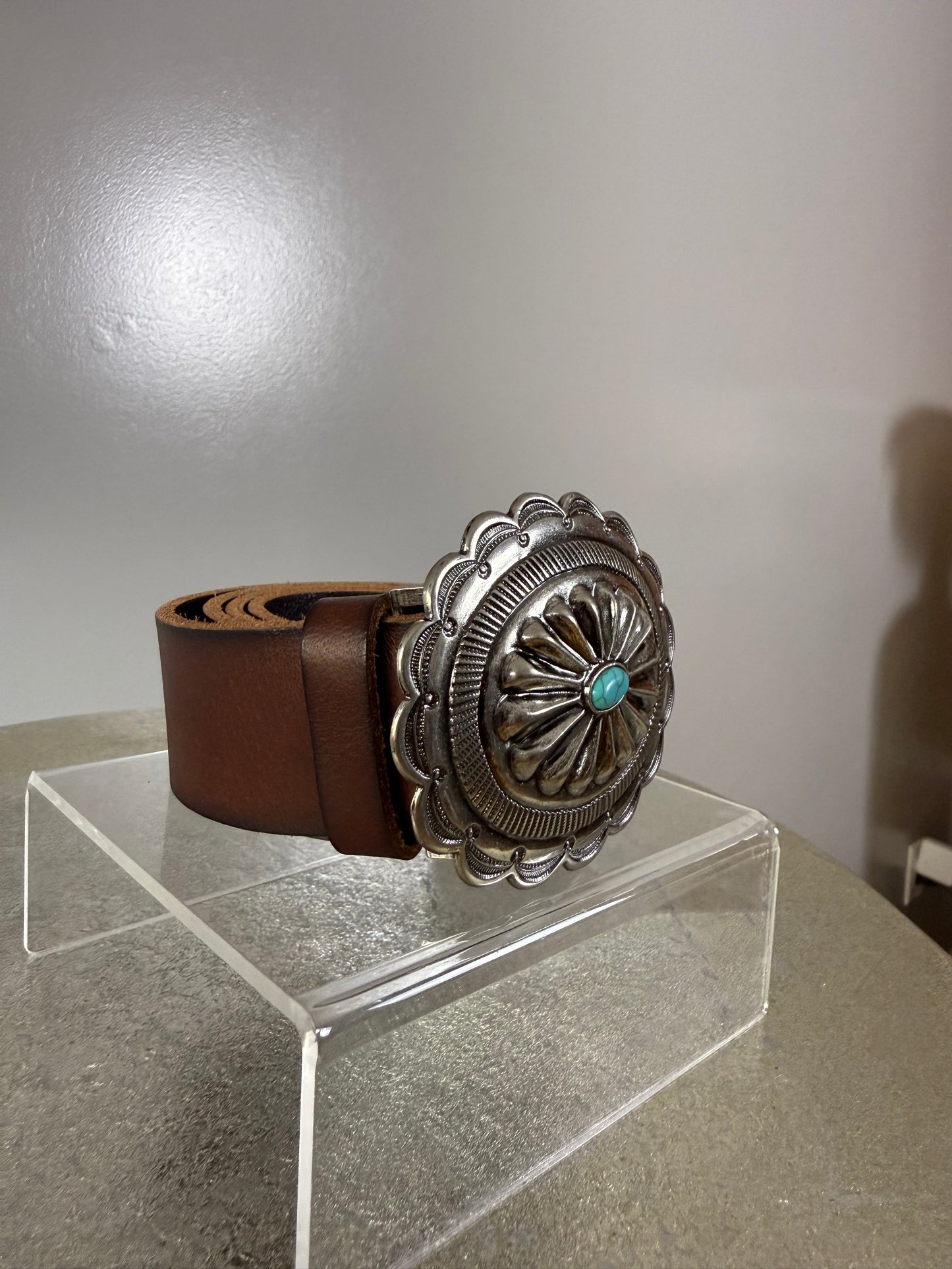 Banana Republic - Brown Western Leather Belt