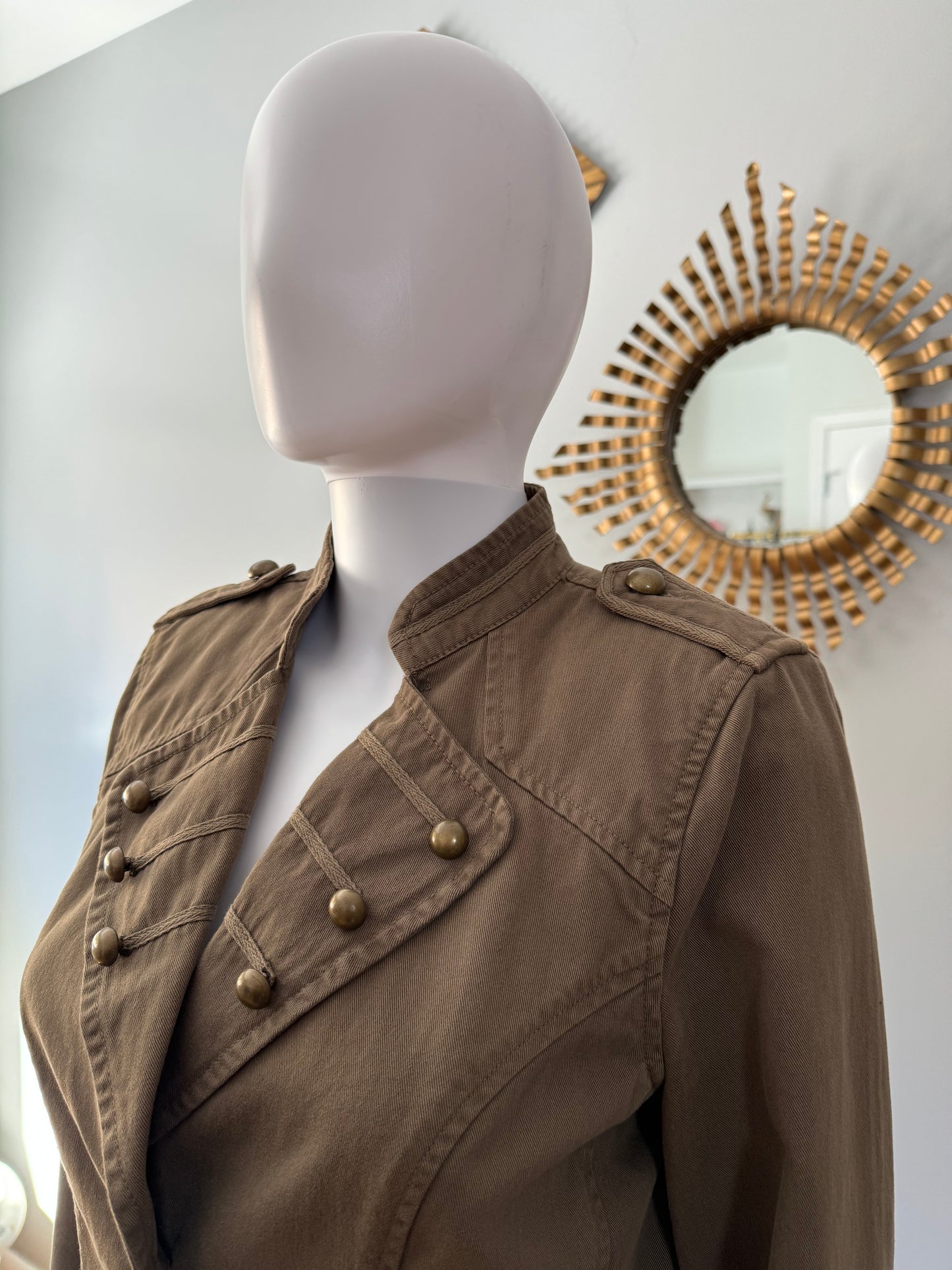 Sanctuary- Green Military Style Jacket