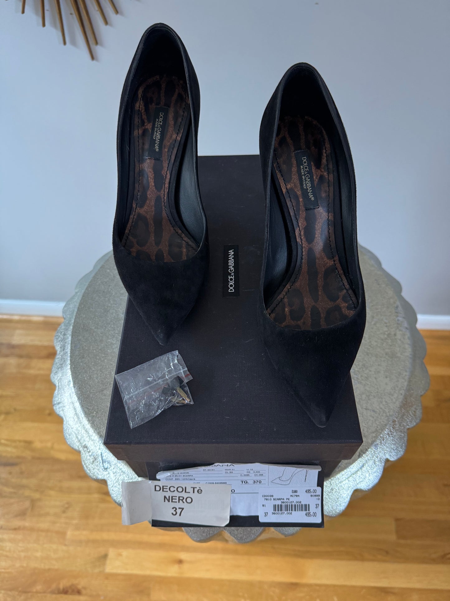 Dolce & Gabbana - Black Suede Scarpa Pumps