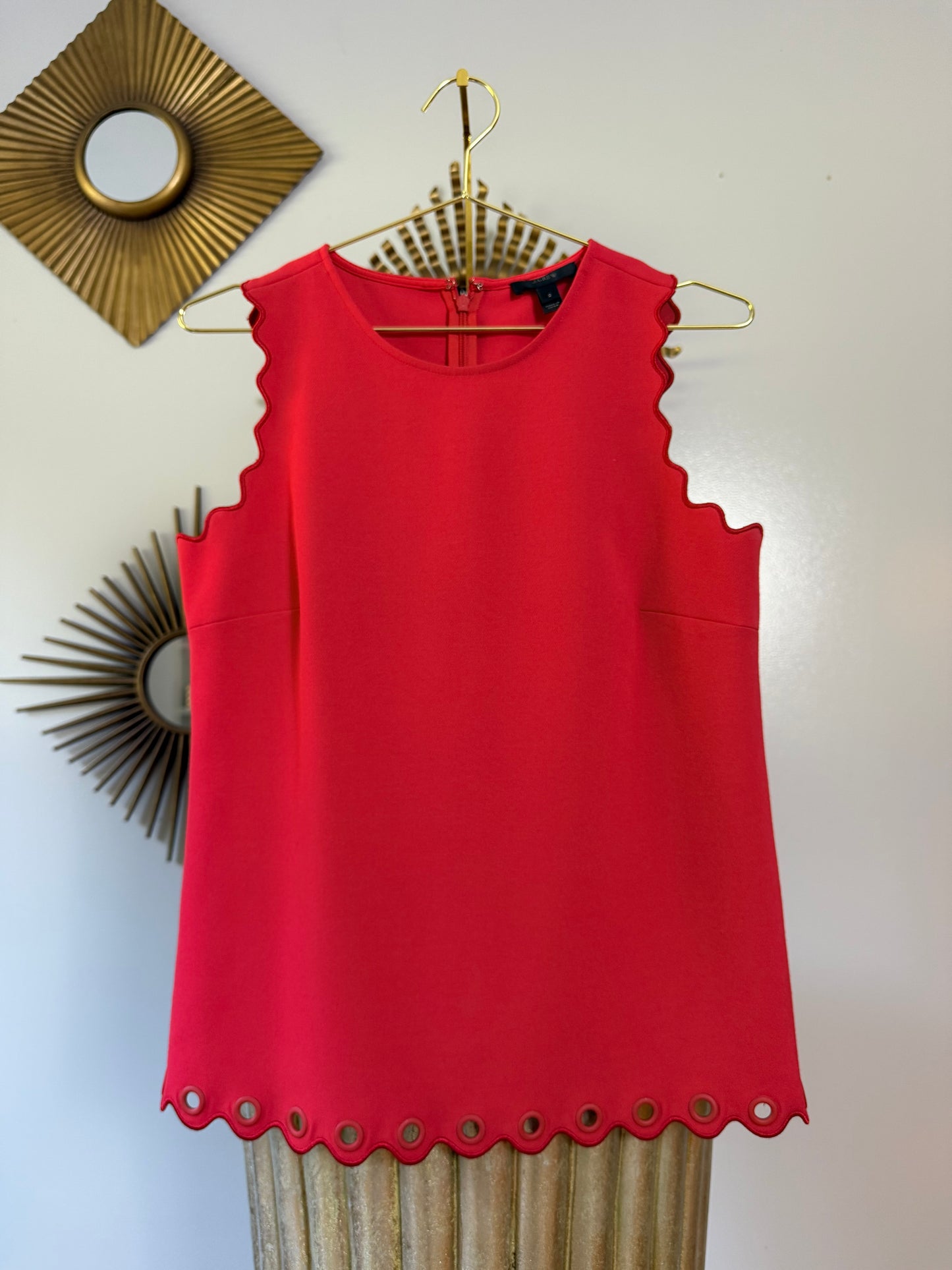 J Crew - Red Sleeveless Top