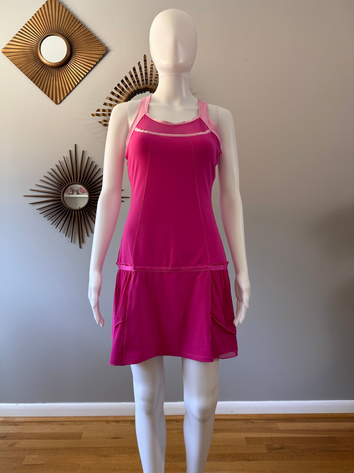 Alo Sport - Vestido de tenis rosa