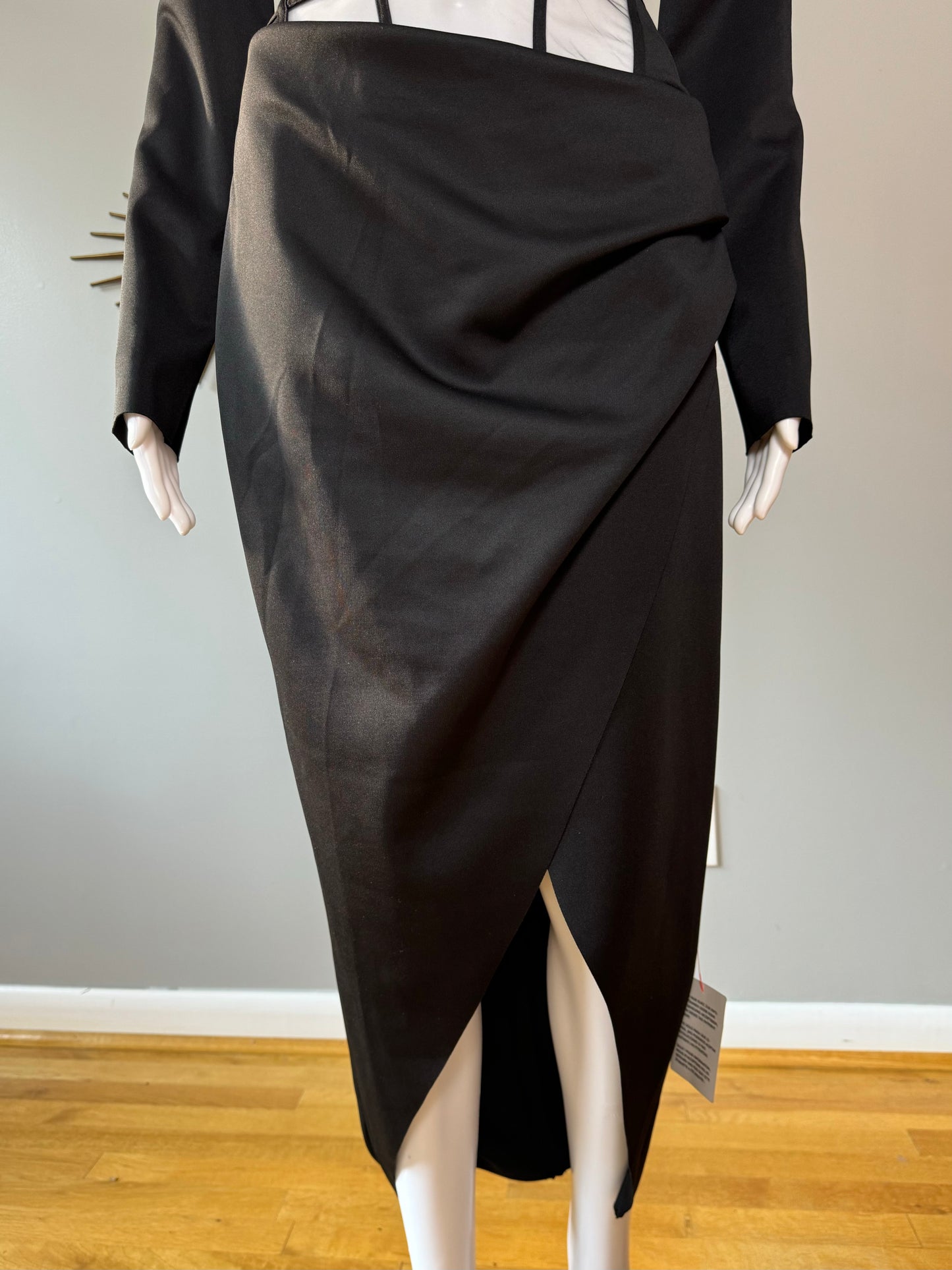 ASOS DESIGN - Black Corset 2-Piece Tux Dress