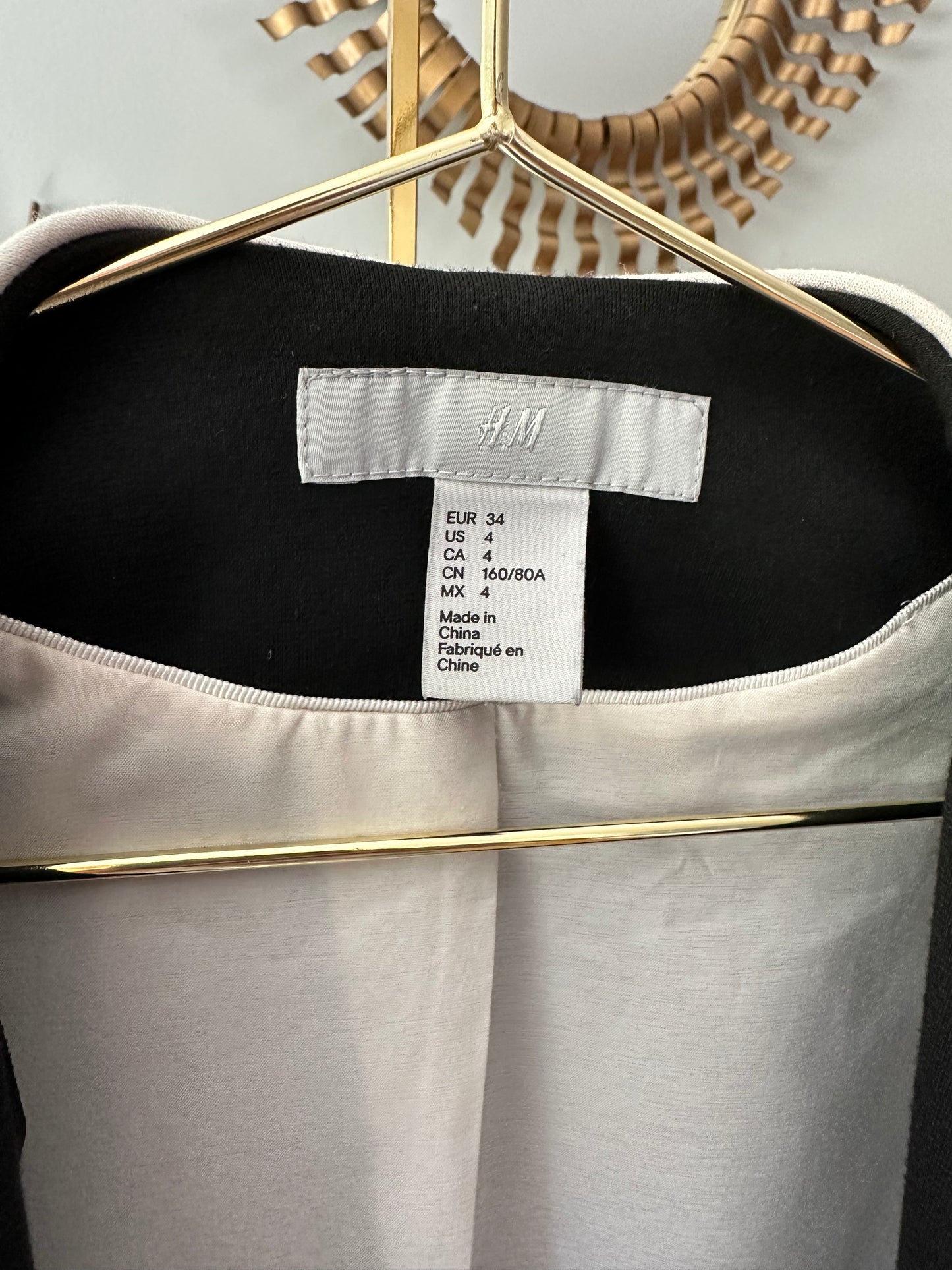 H&M - Black and White Blazer