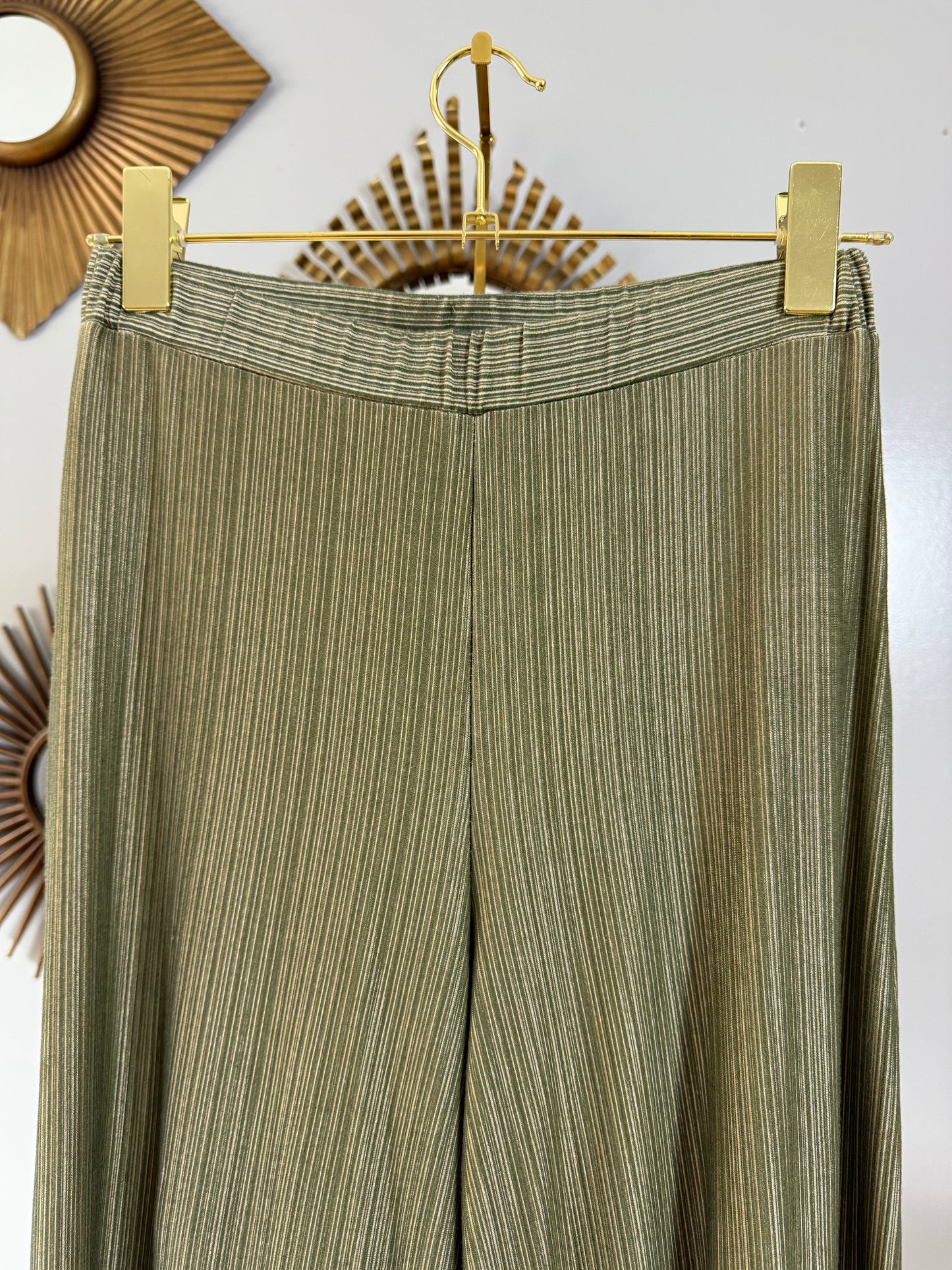 Farm Rio - Green Parrot Palazzo Pants