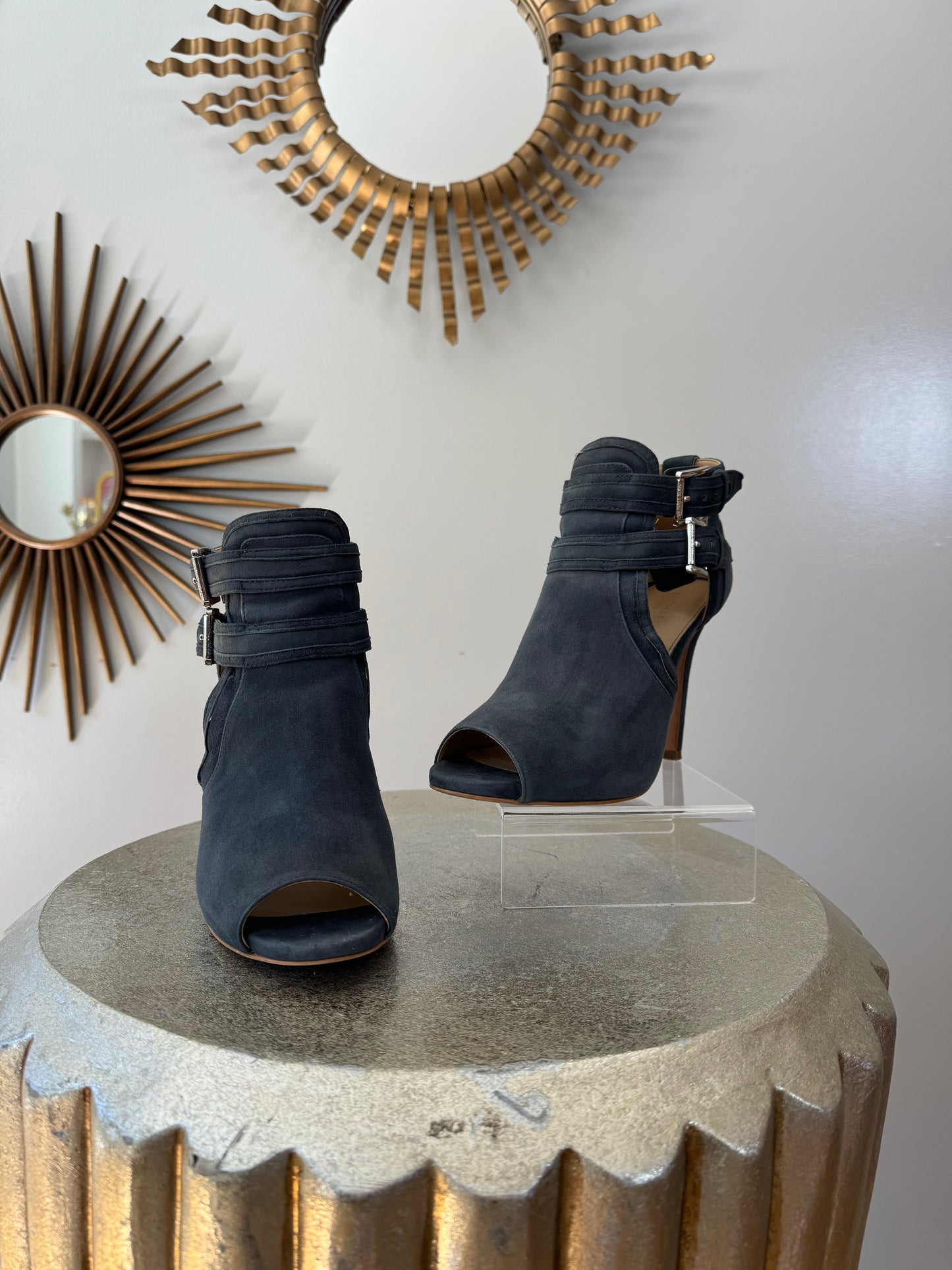 Michael Kors - Blue Blaze Open Toe Bootie