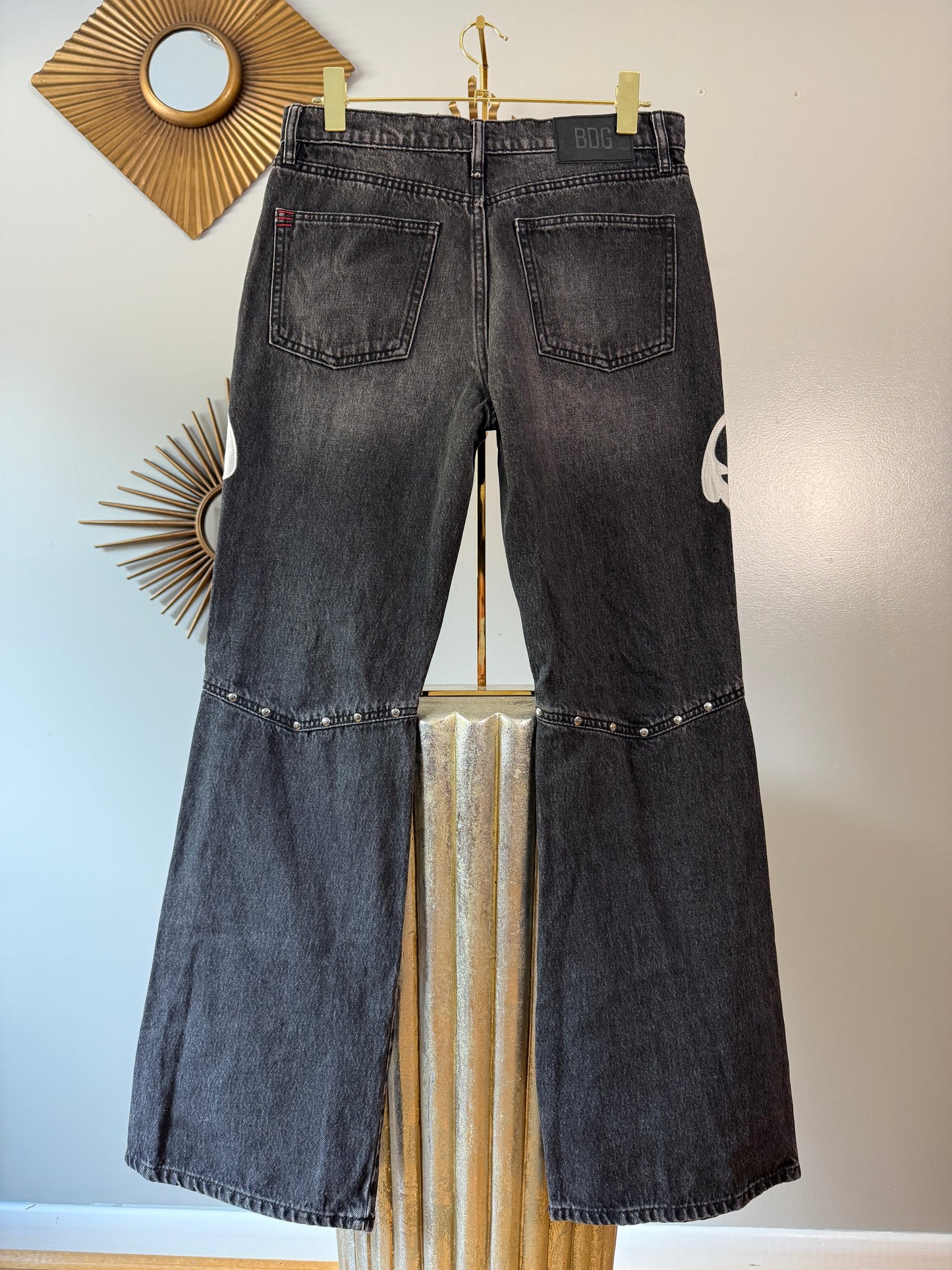 BDG - Black Western Embellished Jeans