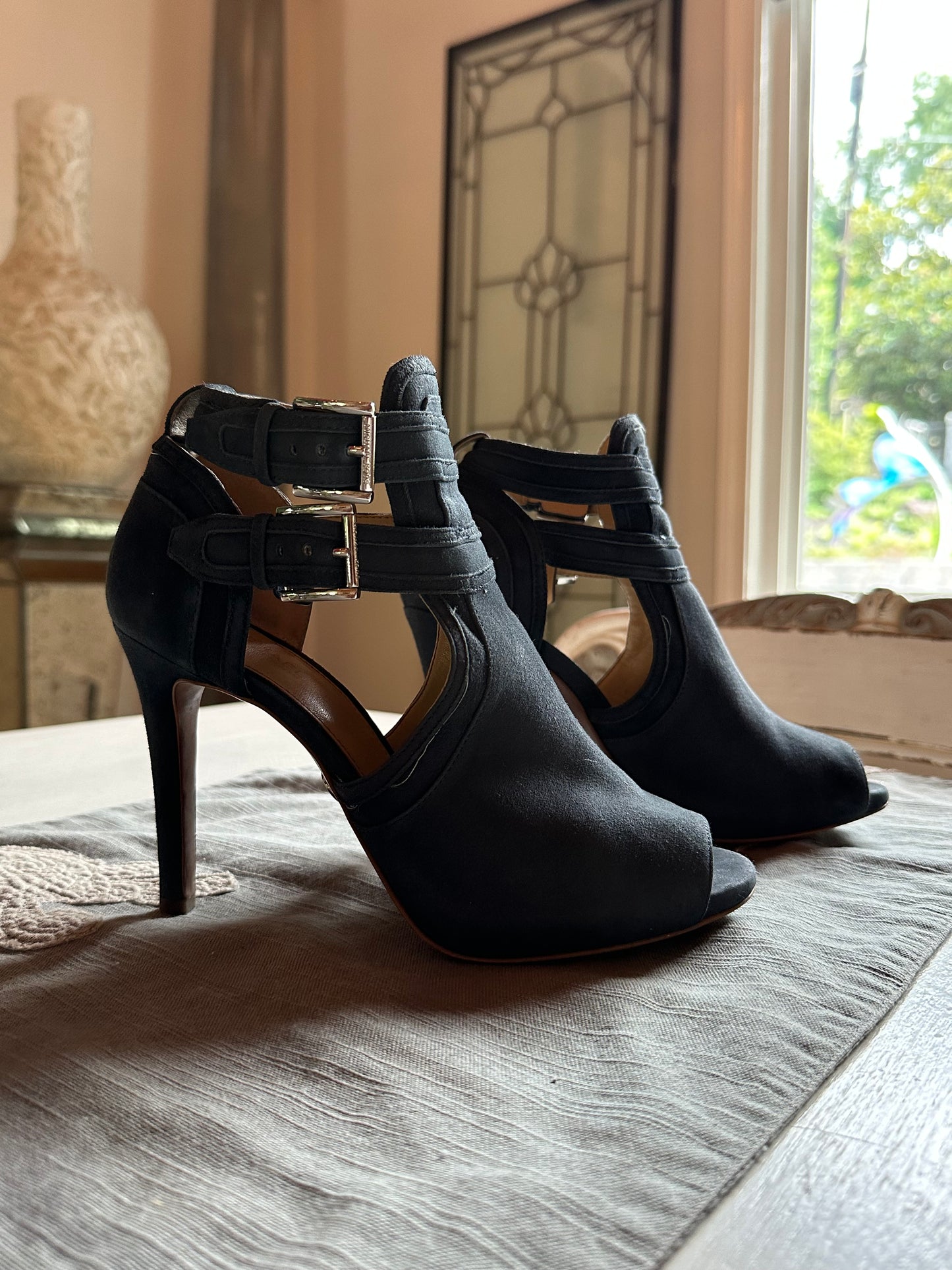 Michael Kors - Blue Blaze Open Toe Bootie