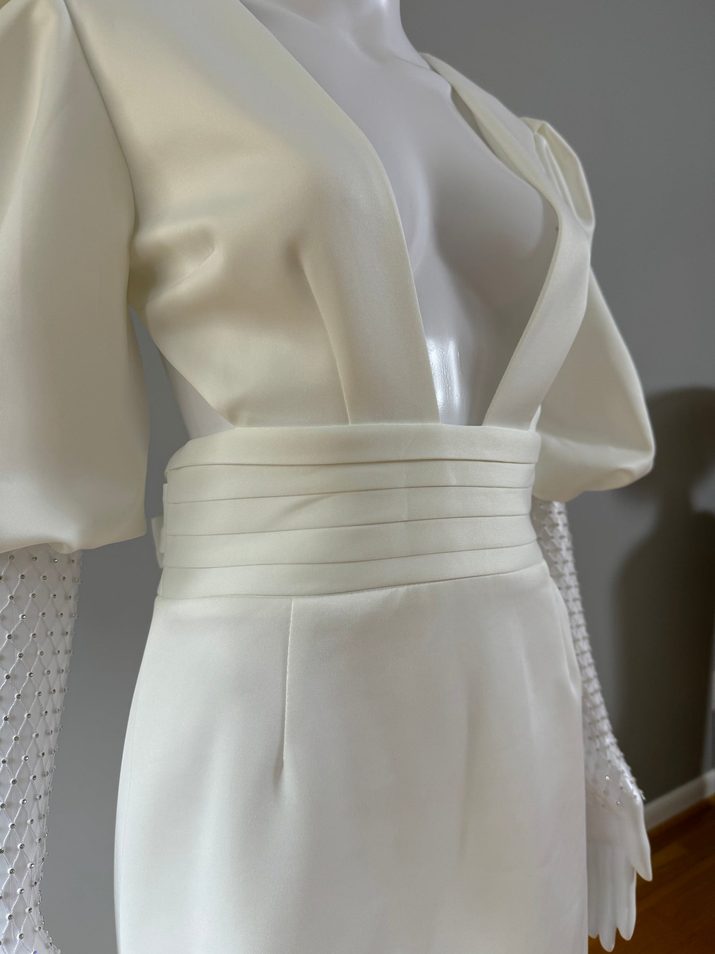 POSH MIA - White Viola Dress