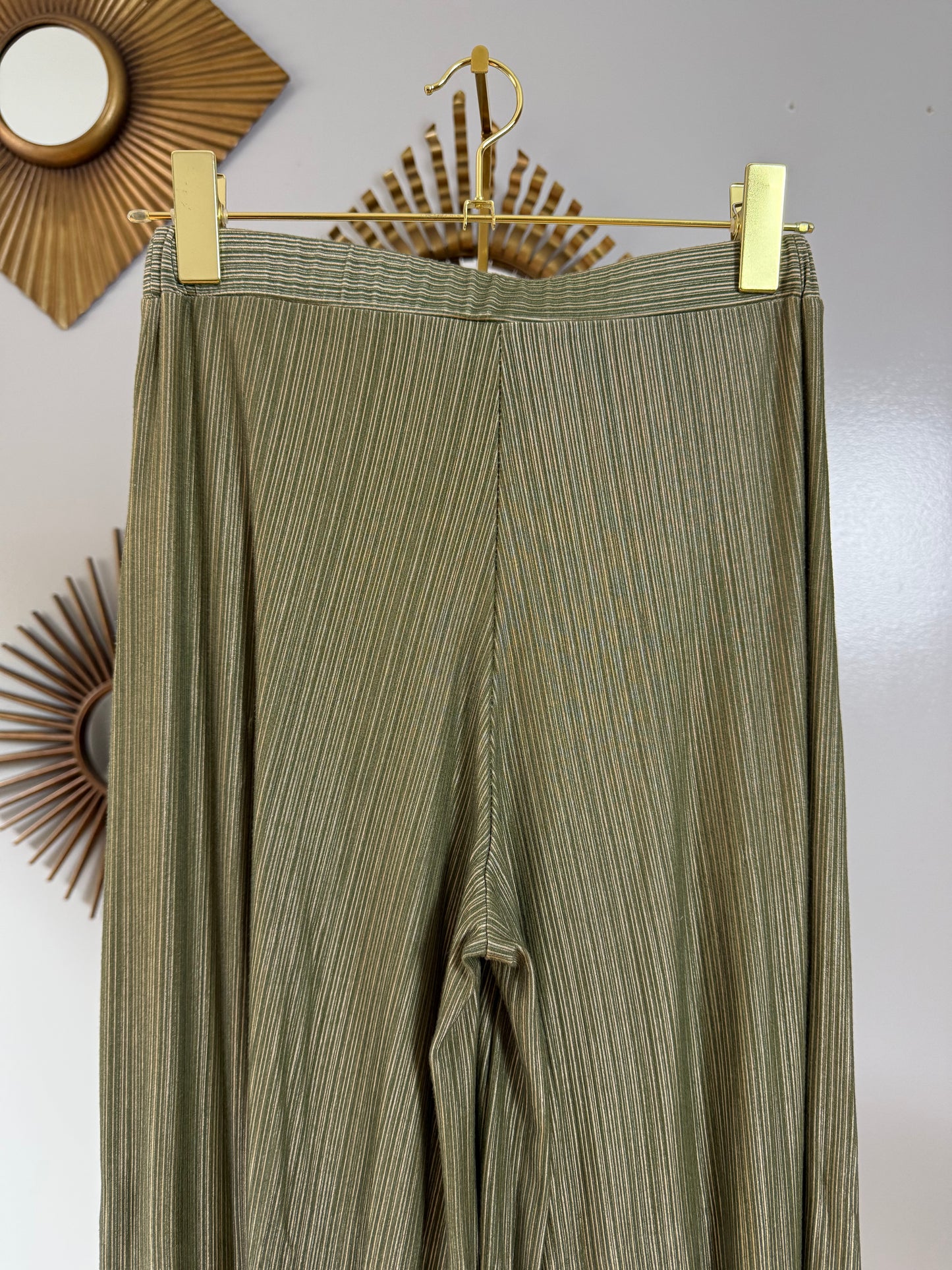 Farm Rio - Green Parrot Palazzo Pants