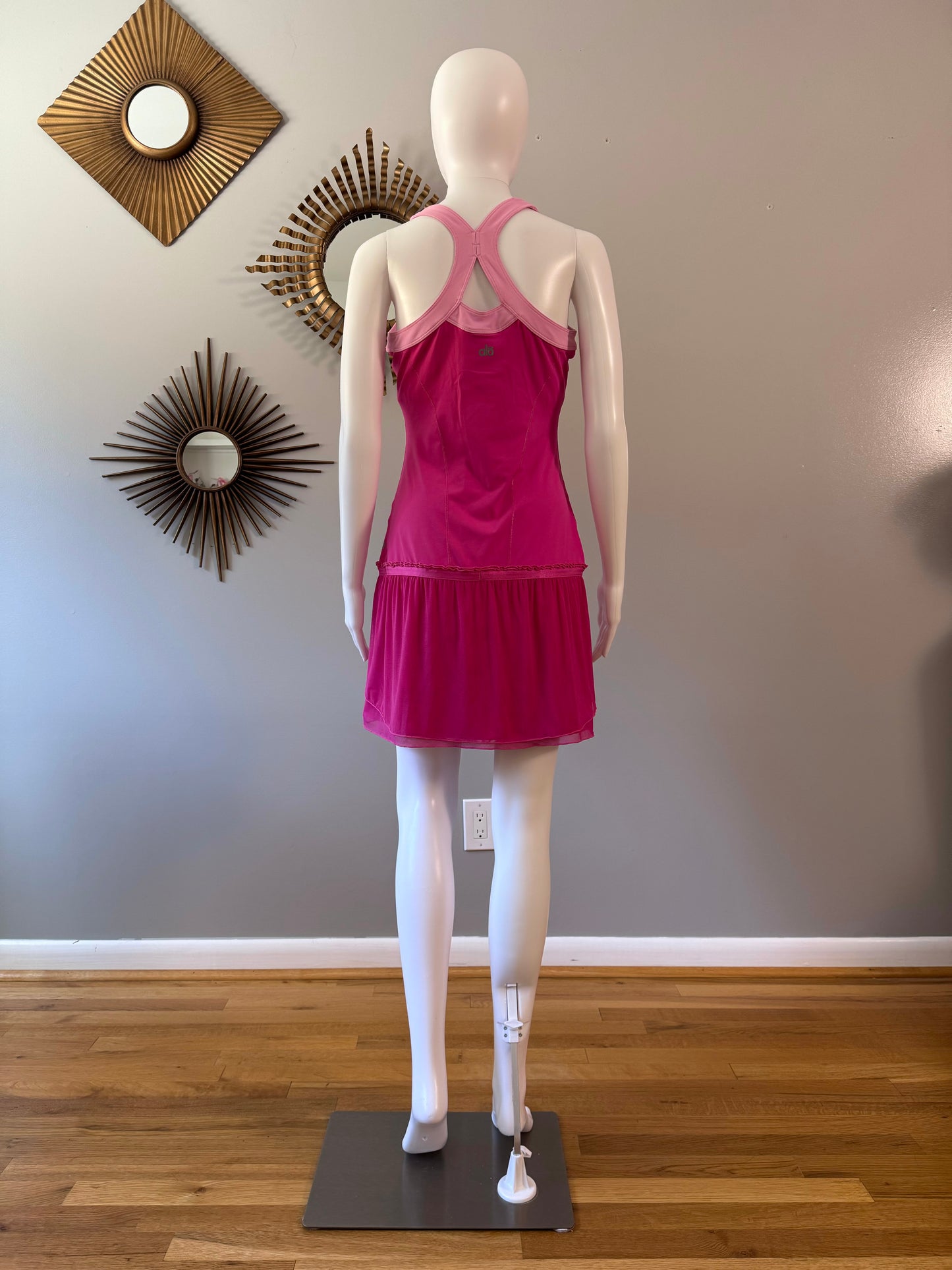 Alo Sport - Vestido de tenis rosa