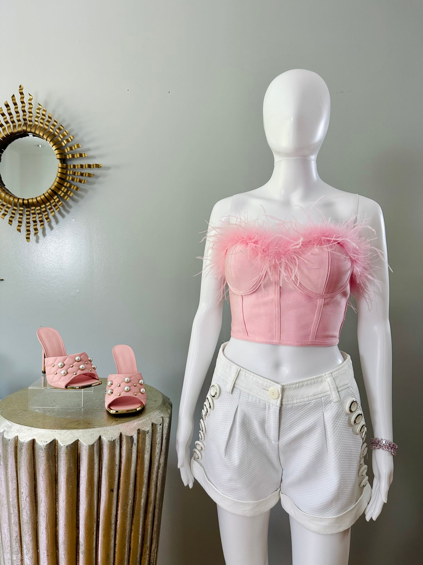 Superdown - Pink Ramona Bustier