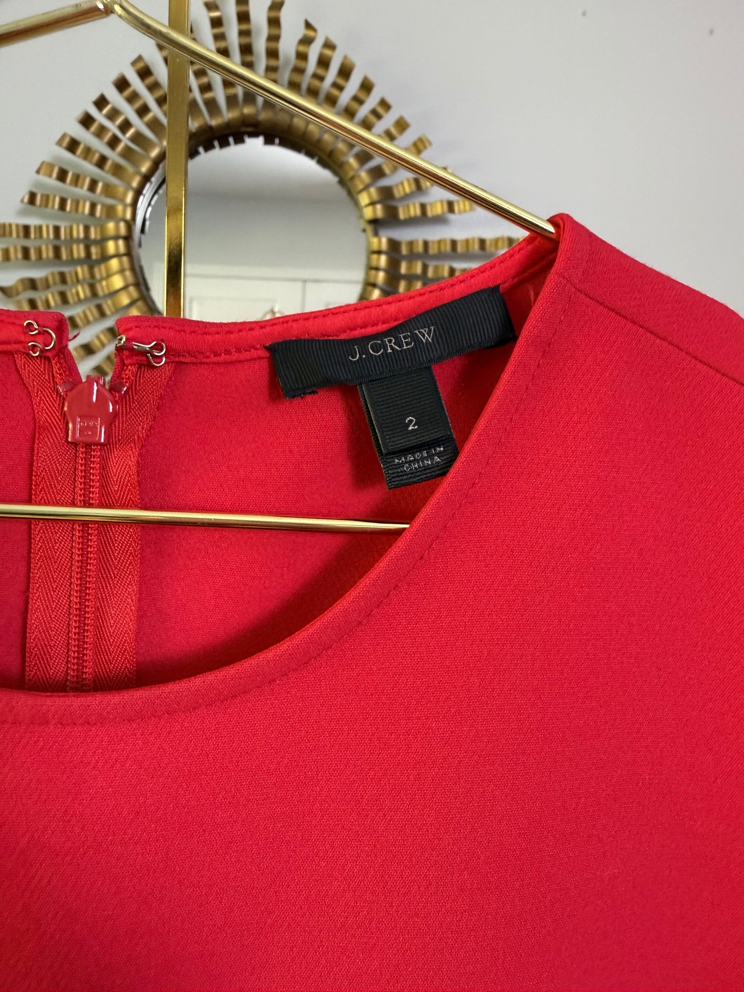 J Crew - Red Sleeveless Top