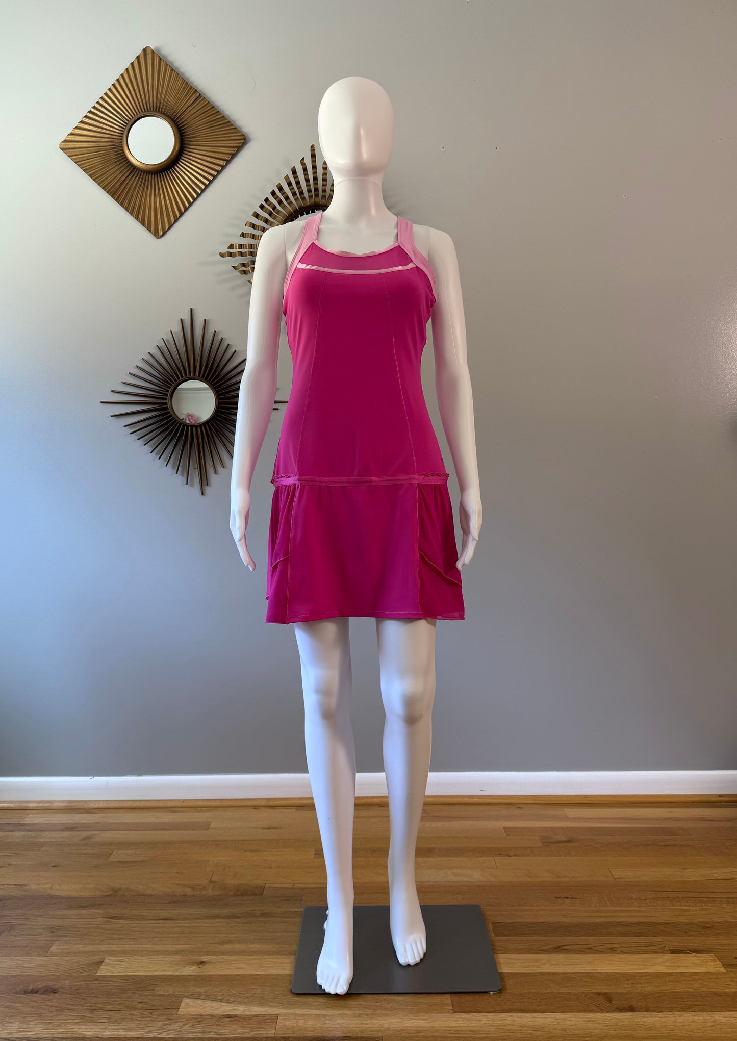 Alo Sport - Vestido de tenis rosa