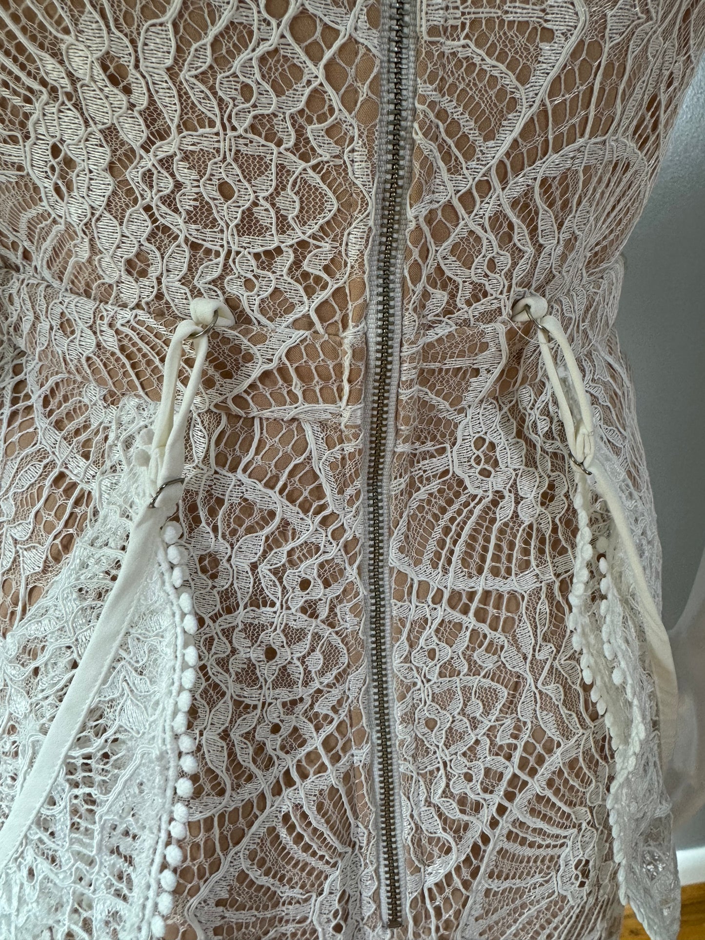 Seven Wonders - White Daisy Lace Jumpsuit