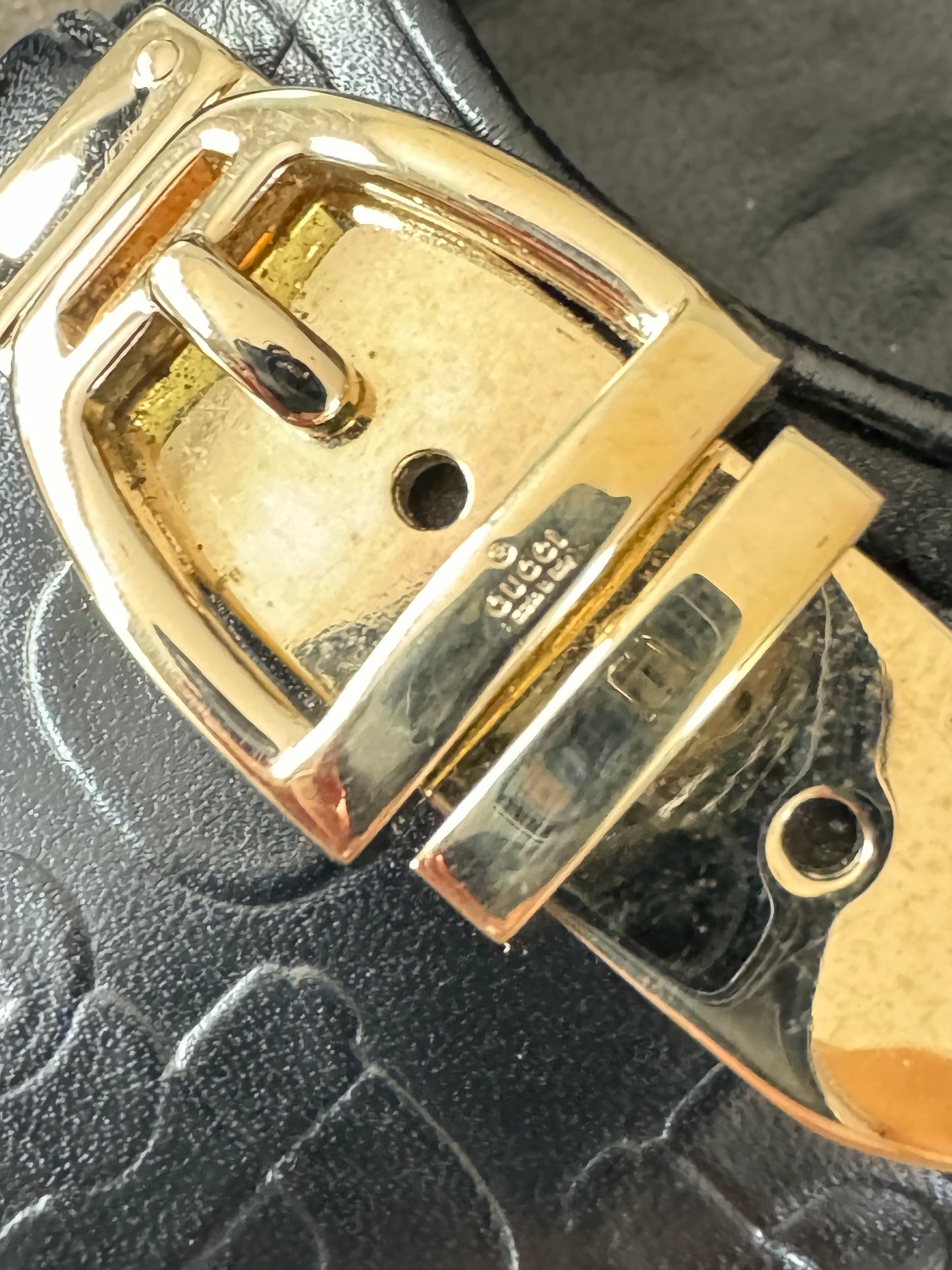 GUCCI - Margaux Black Calf Leather Pumps