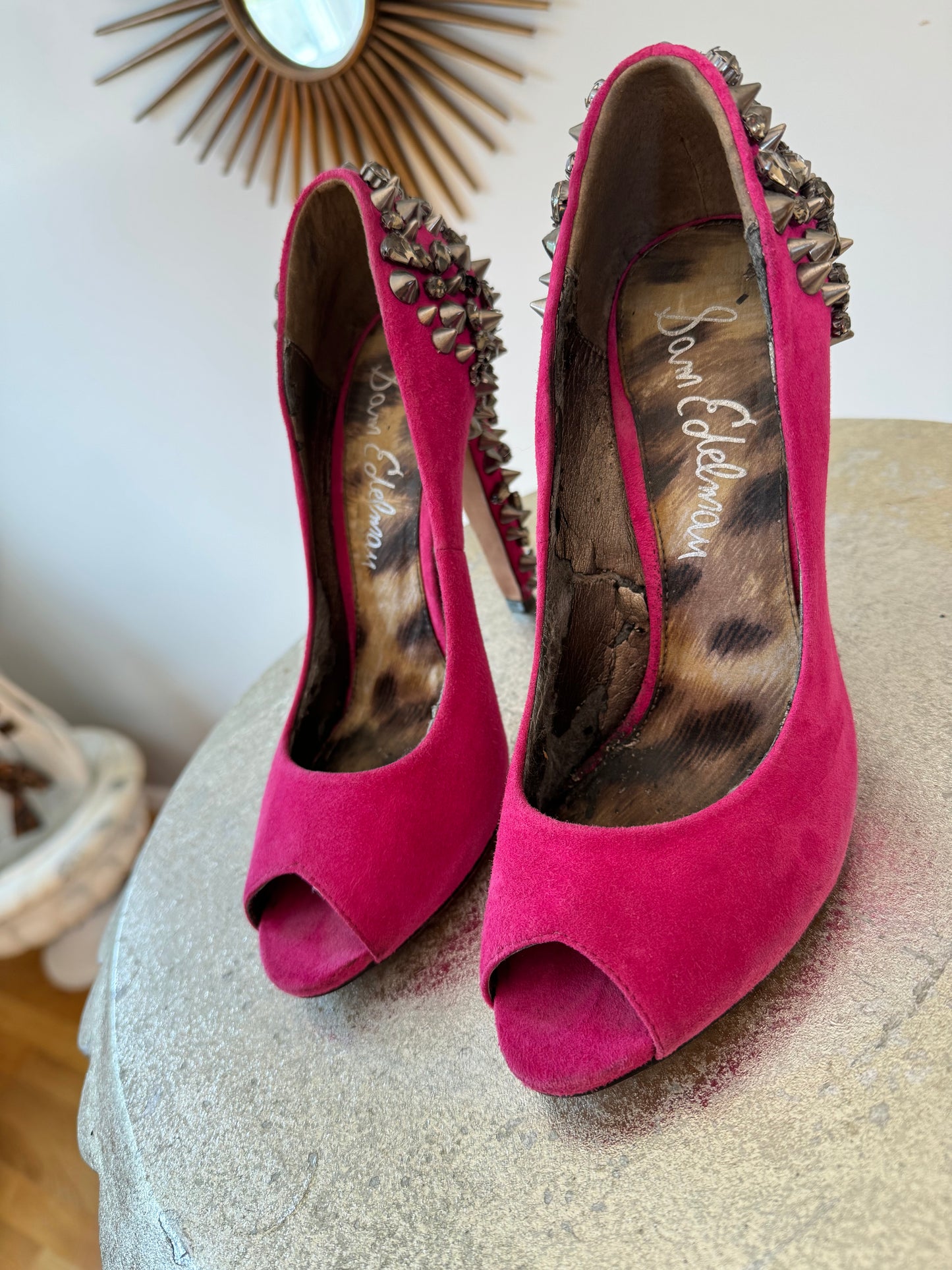 Sam Edelman - Pink Lorissa Studded Heels