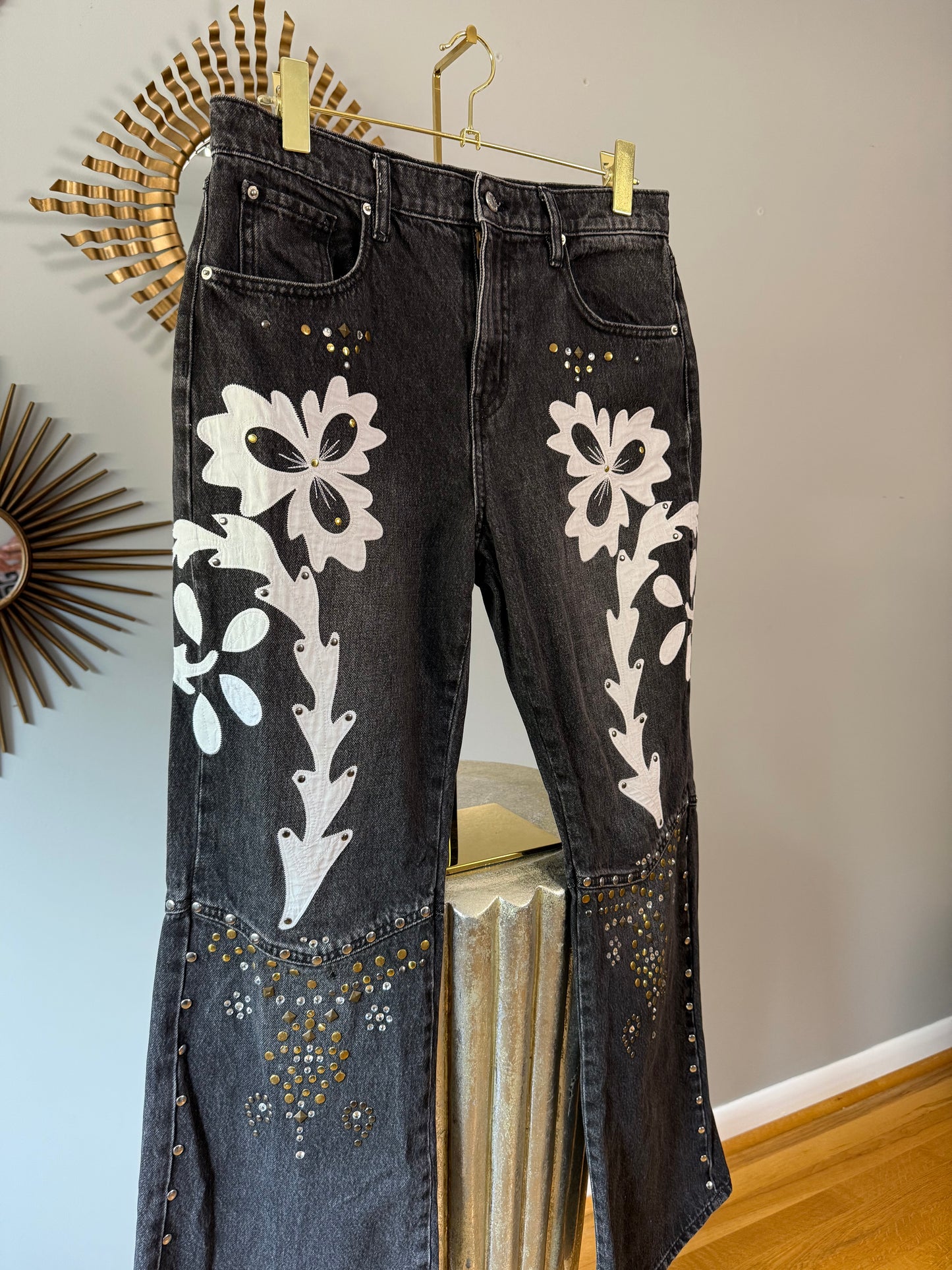 BDG - Black Western Embellished Jeans