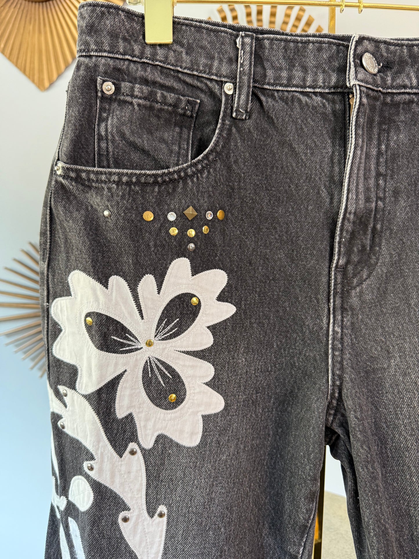 BDG - Black Western Embellished Jeans
